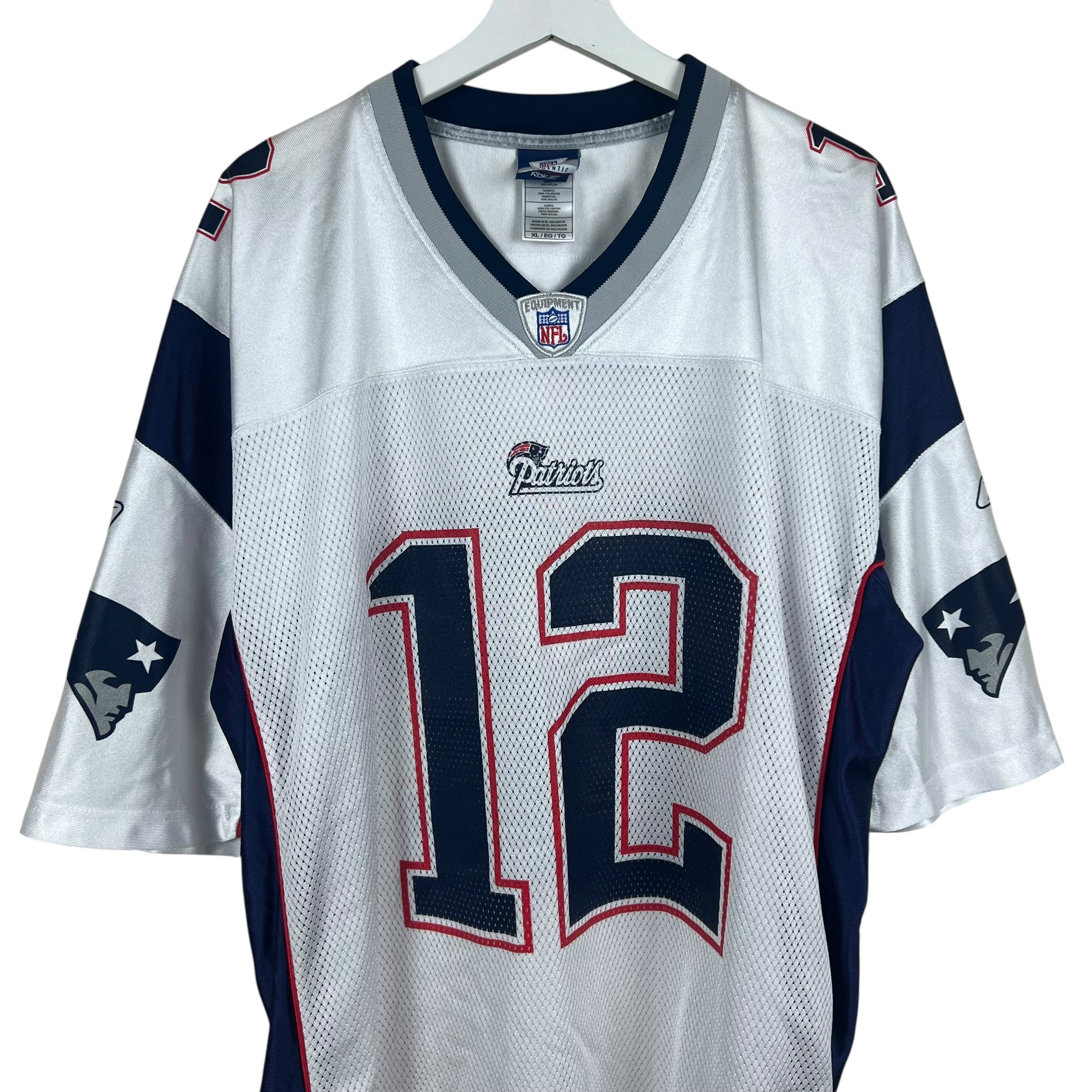 Vintage Reebok NFL New England Patriots Tom Brady Home Jersey