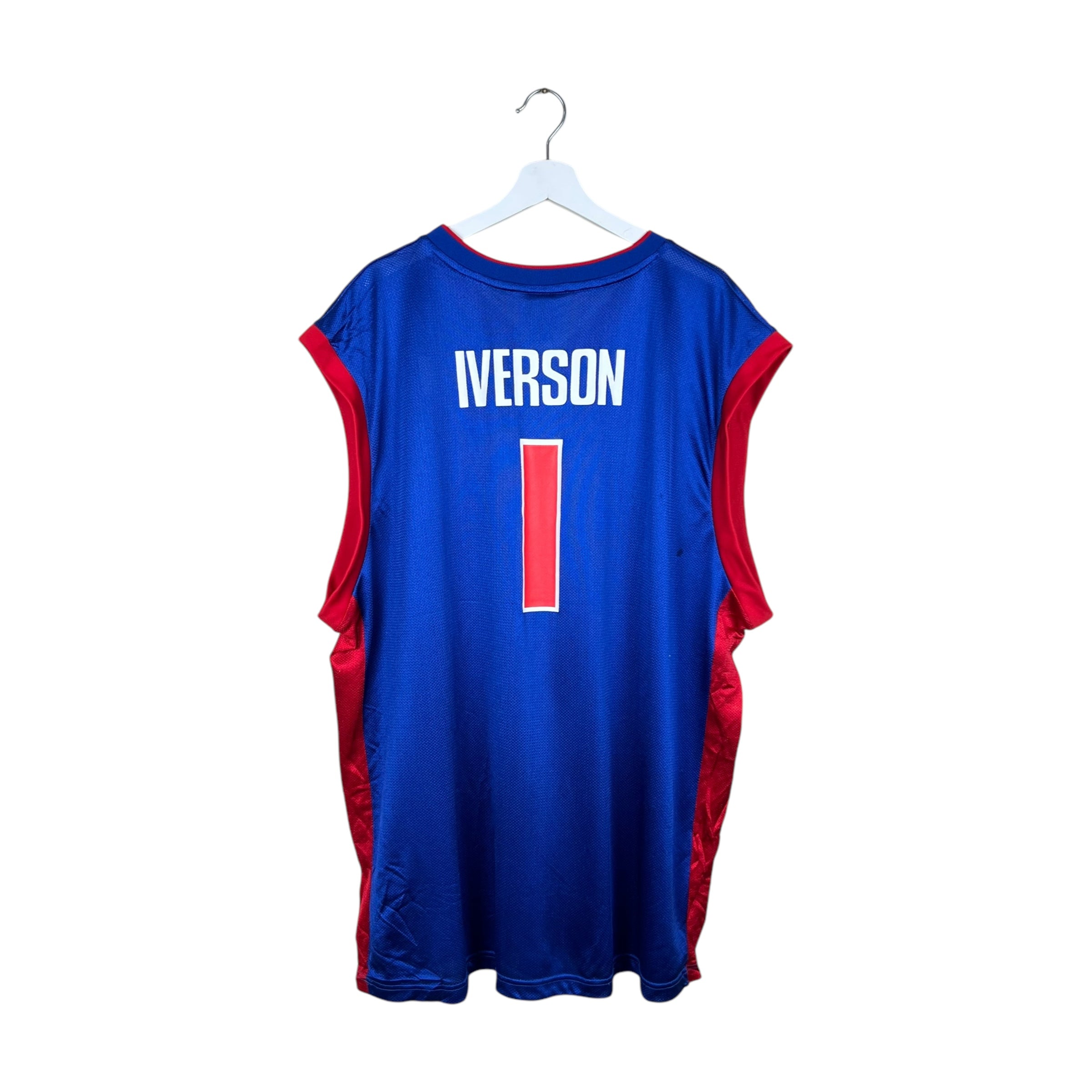 Vintage Adidas Detroit Pistons Allen Iverson Away Jersey