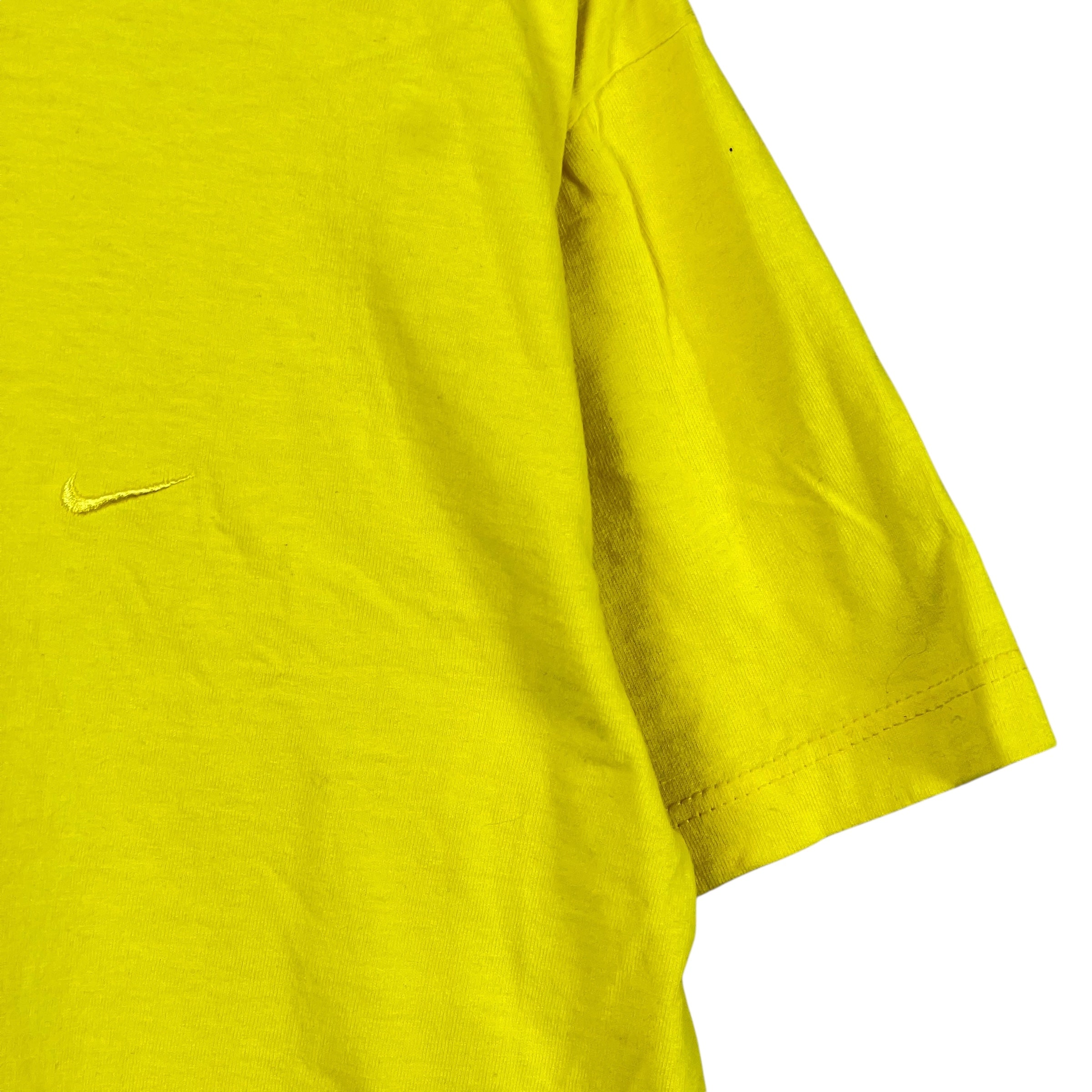 Vintage 90’s Nike Women’s Side Swoosh Tee Banana Yellow