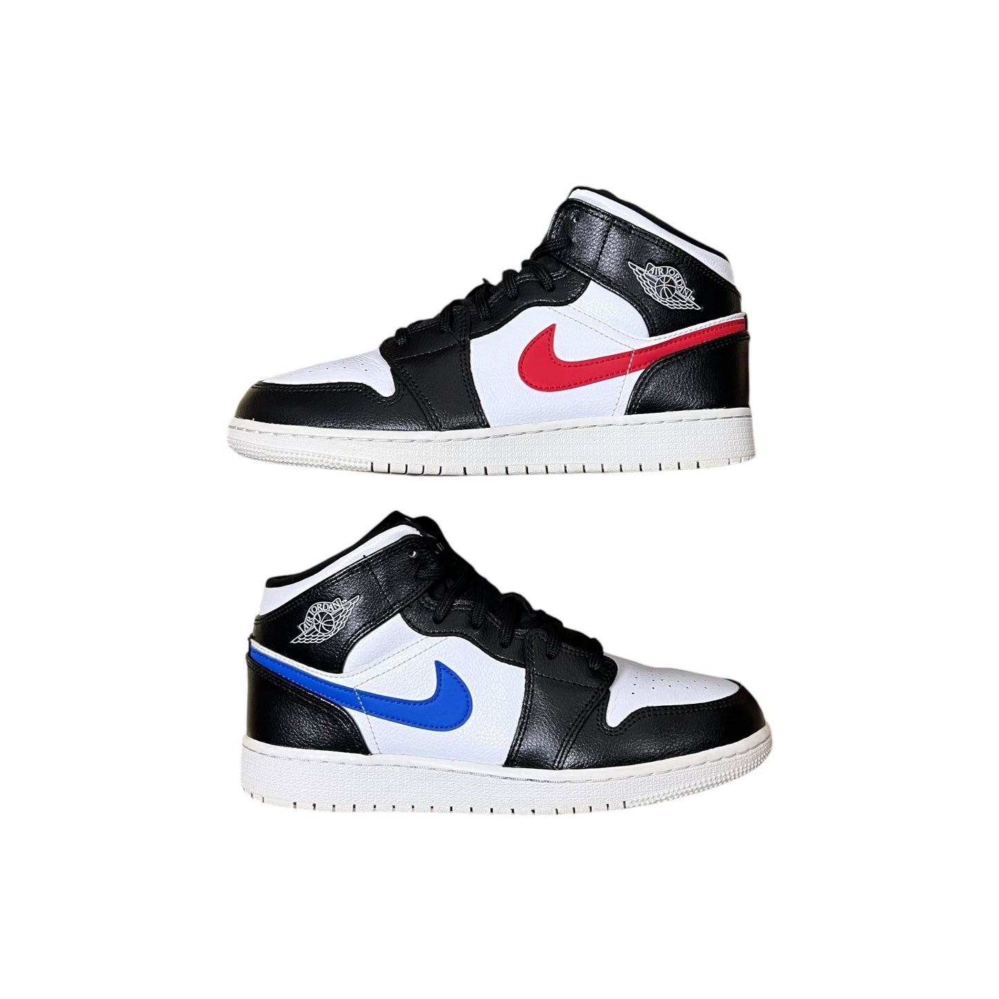 Jordan 1 Mid Multi Colour Swoosh (GS)