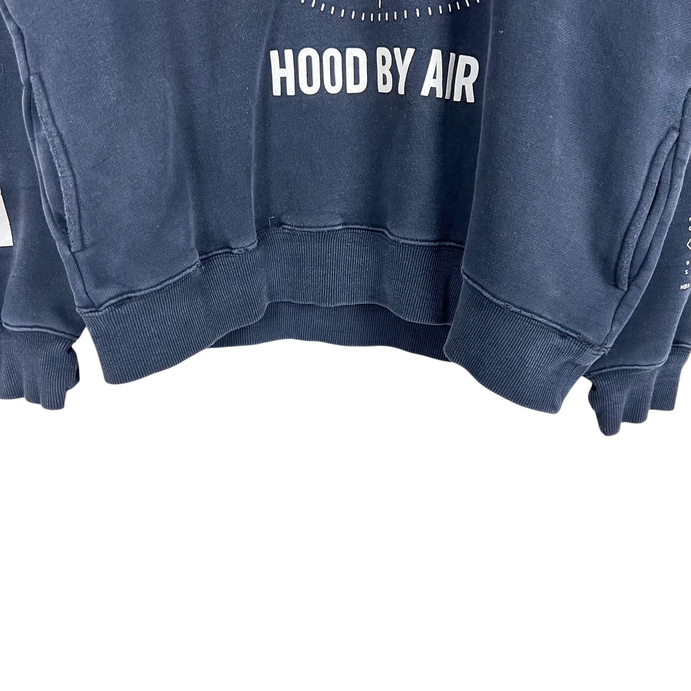 Vintage Hood By Air Radar Hoodie Black