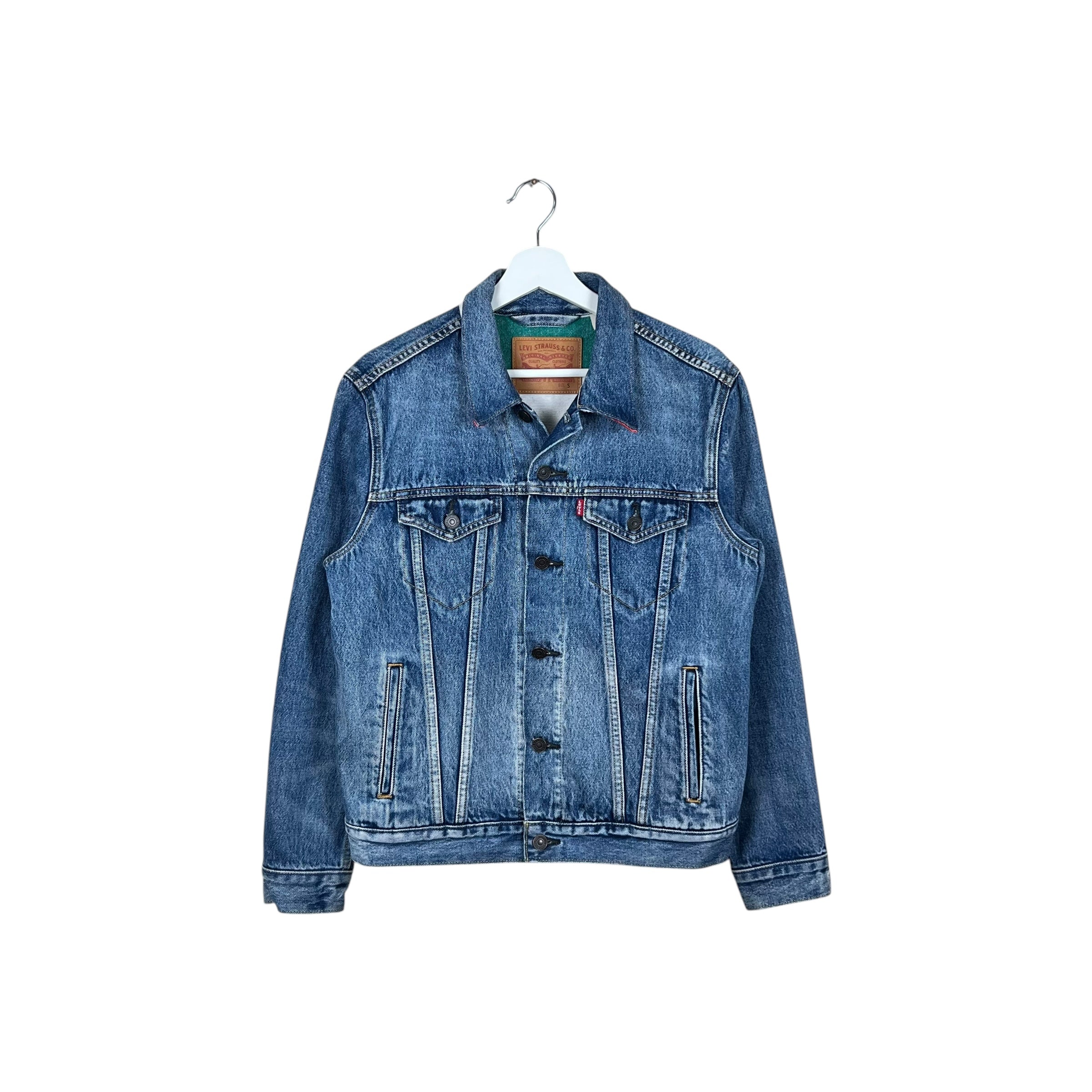 Vintage Levi’s x Hudson Bay Blanket Lined Denim Trucker Jacket