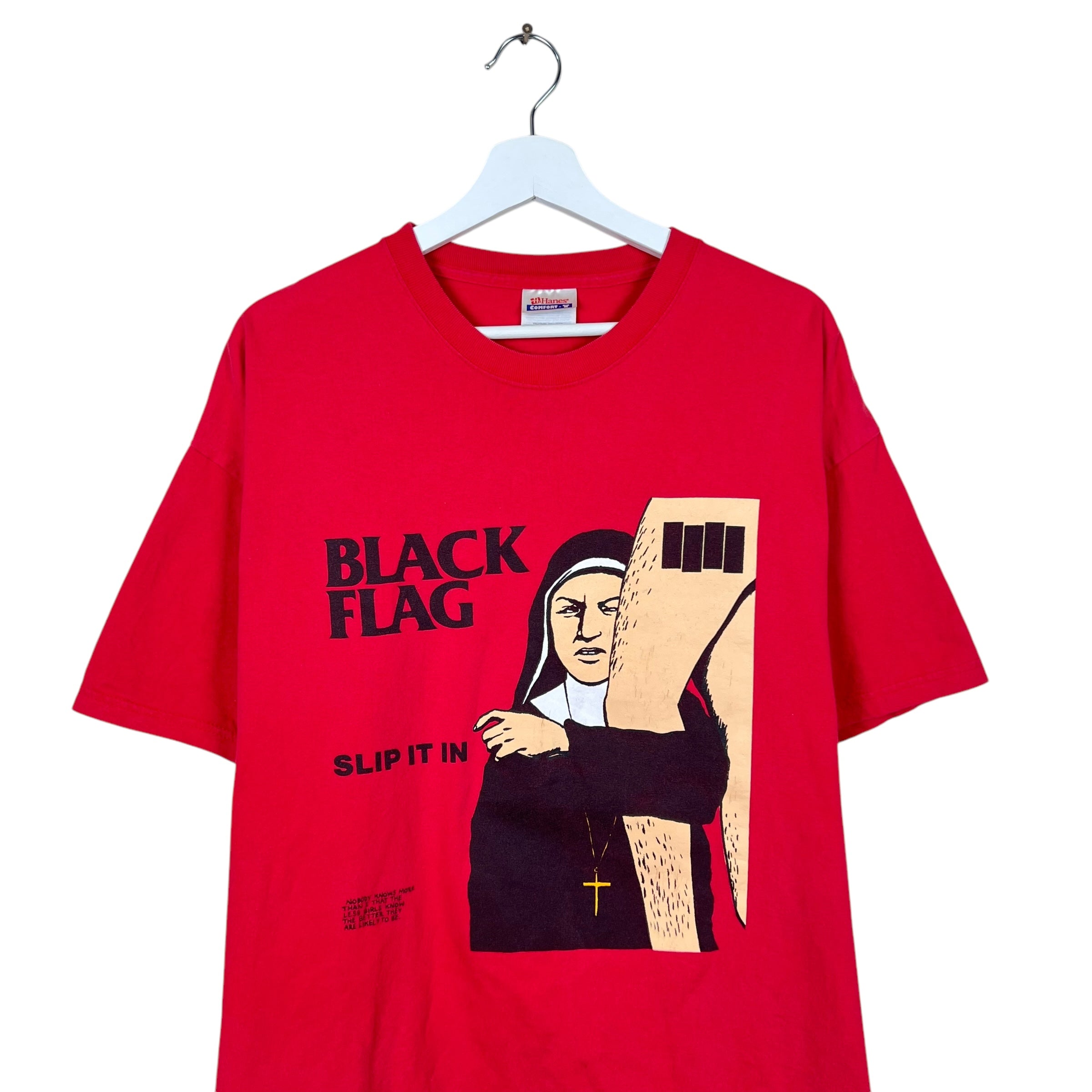 Vintage Black Flag “Slip It In” Tee Red