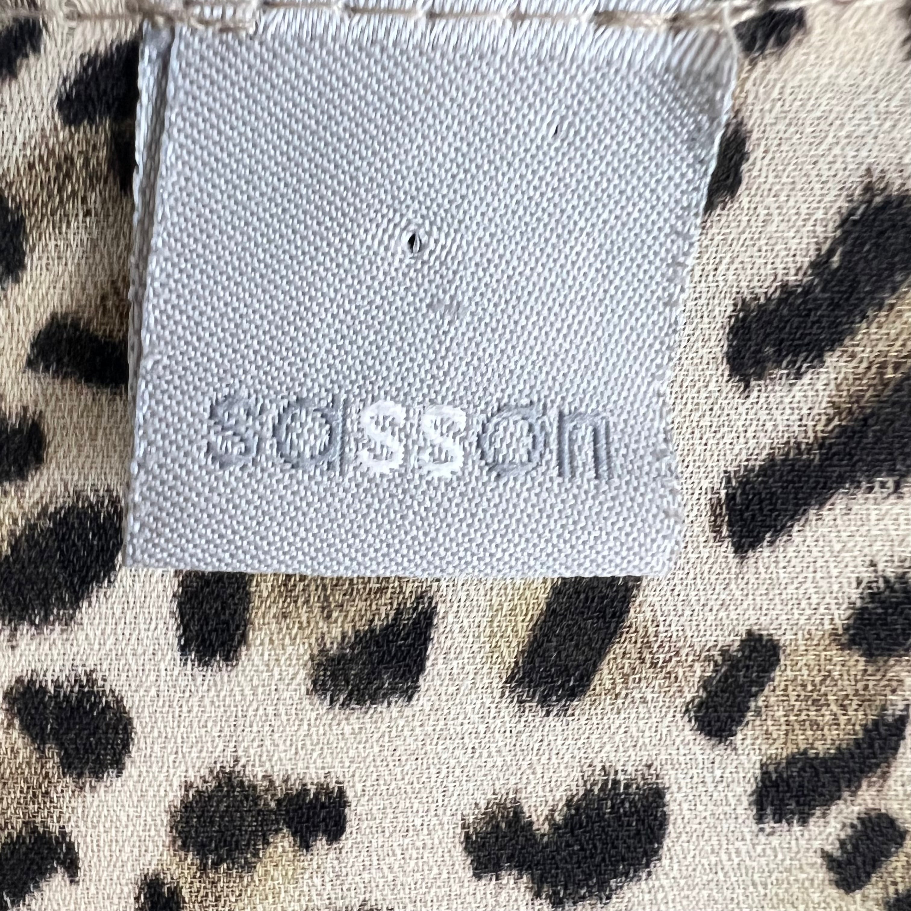 Vintage Sasson Women’s Leopard Print Blouse