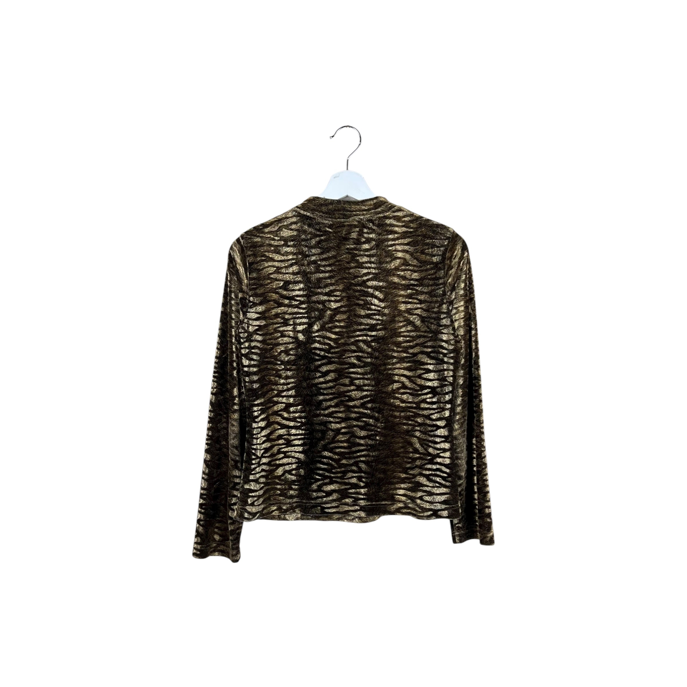 Vintage Women’s Animal Print Longsleeve Top