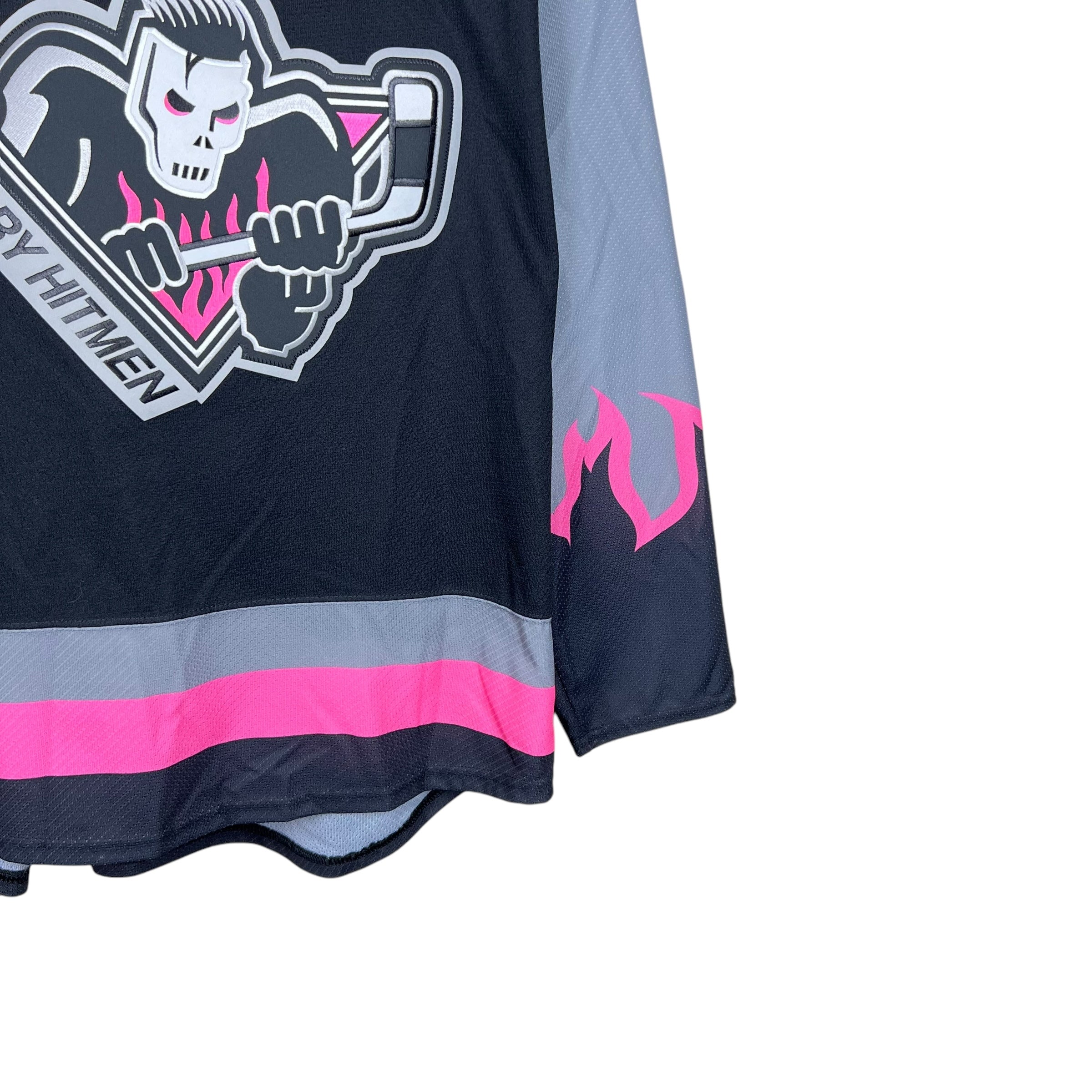 Vintage CCM CHL Calgary Hitmen 20th Anniversary Edition Jersey Black