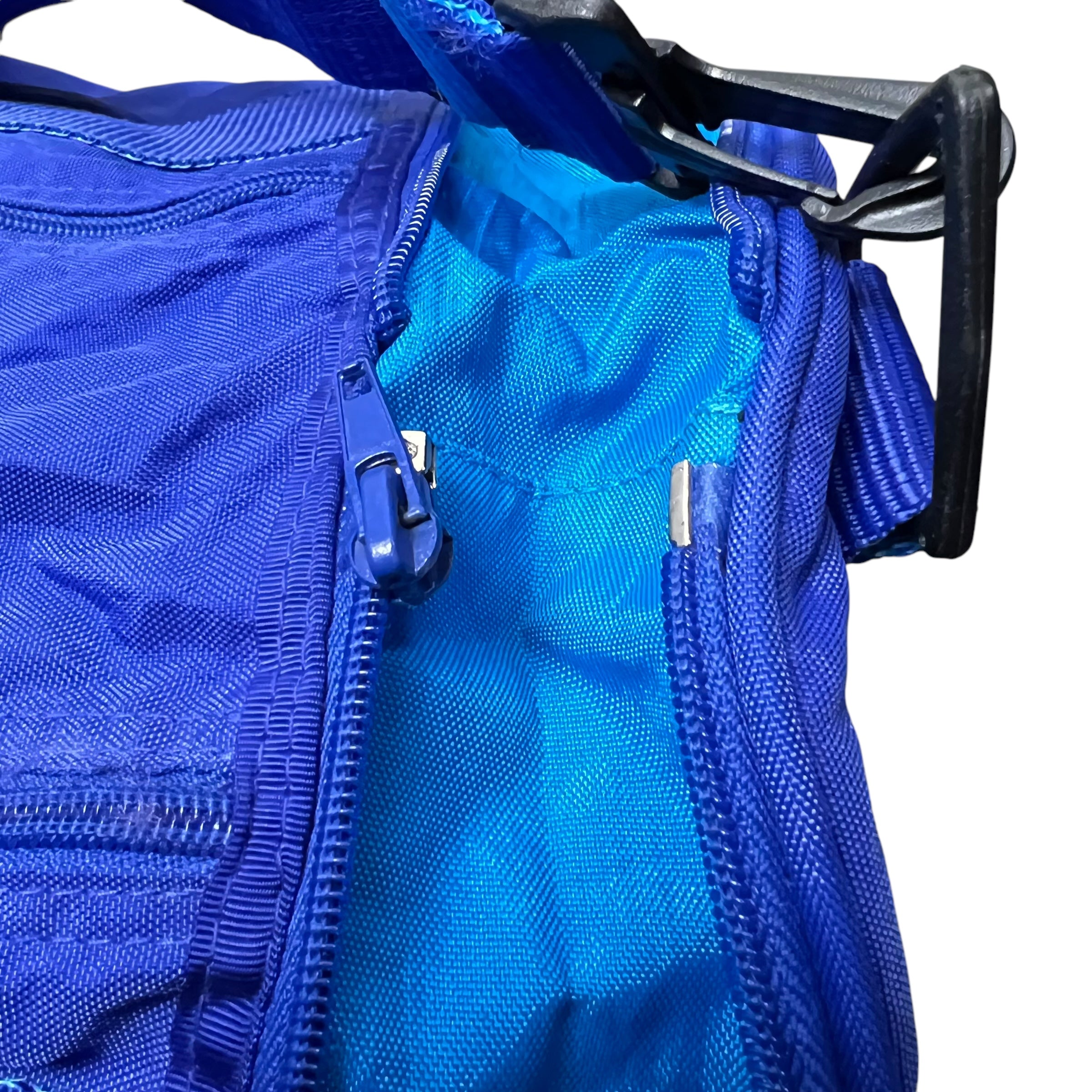 Vintage 80’s Nike Air Jordan Sports Duffle Bag Teal/Purple