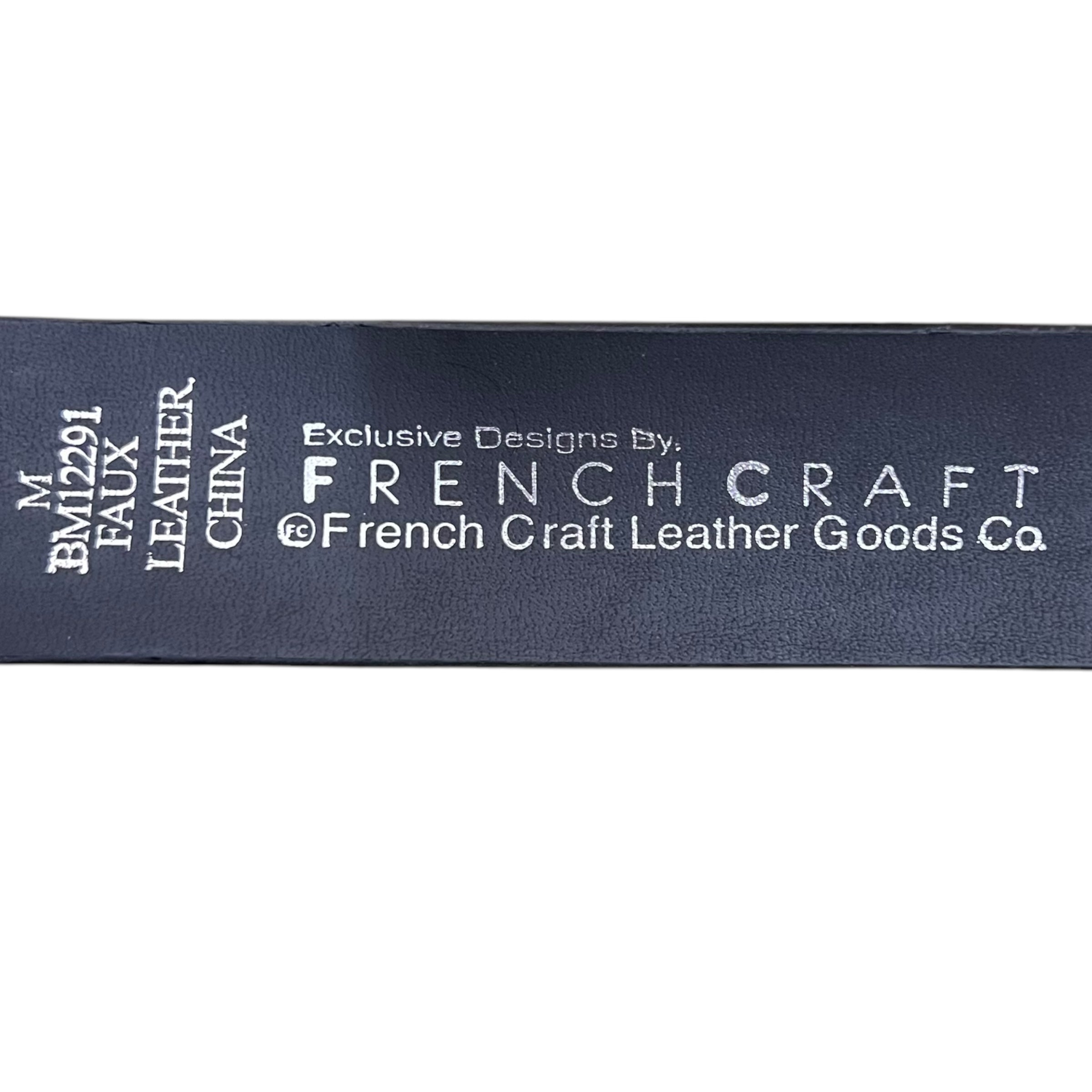 2005 French Craft Metallica Print Belt