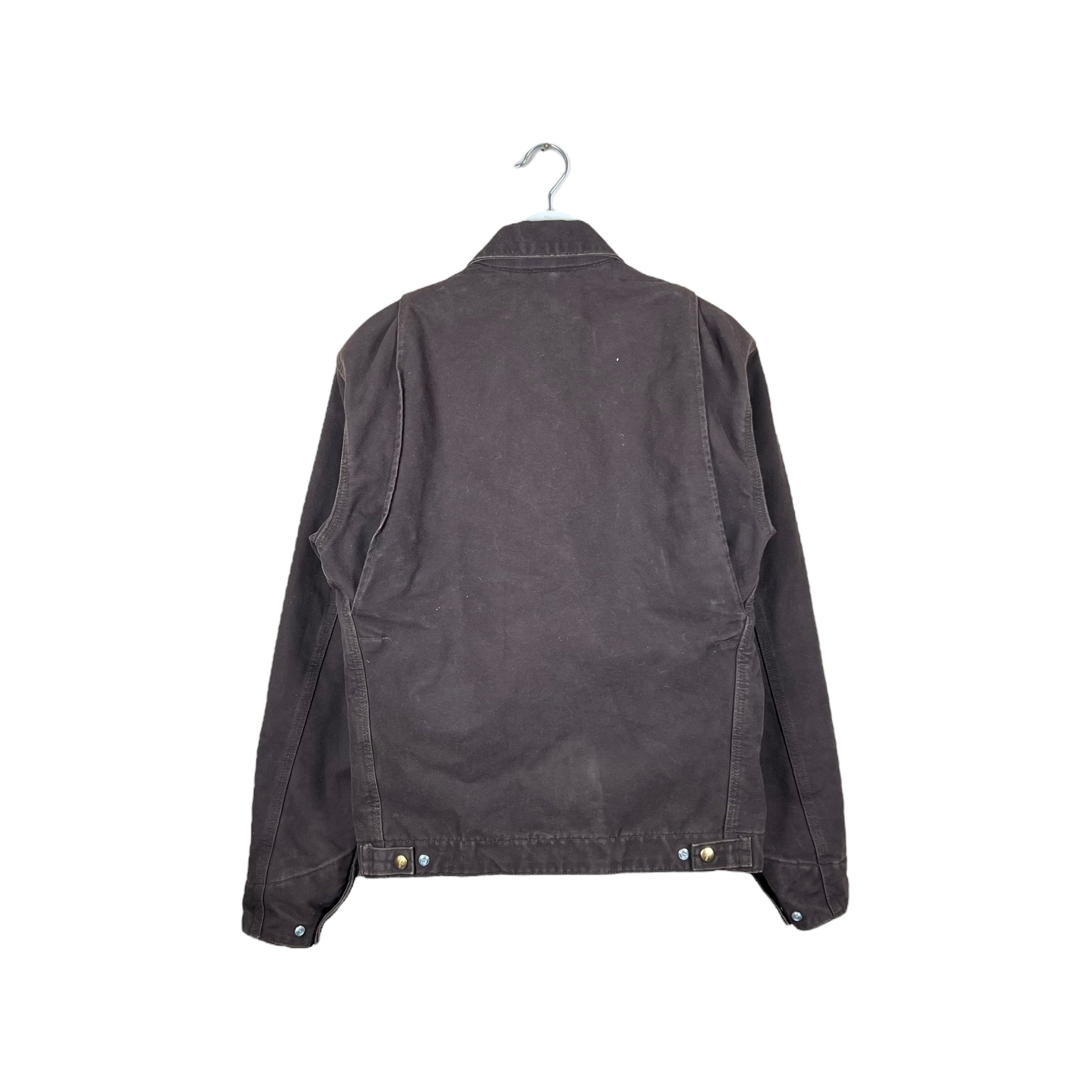 Vintage Carhartt Blanket Lined Detroit Jacket Chocolate Brown