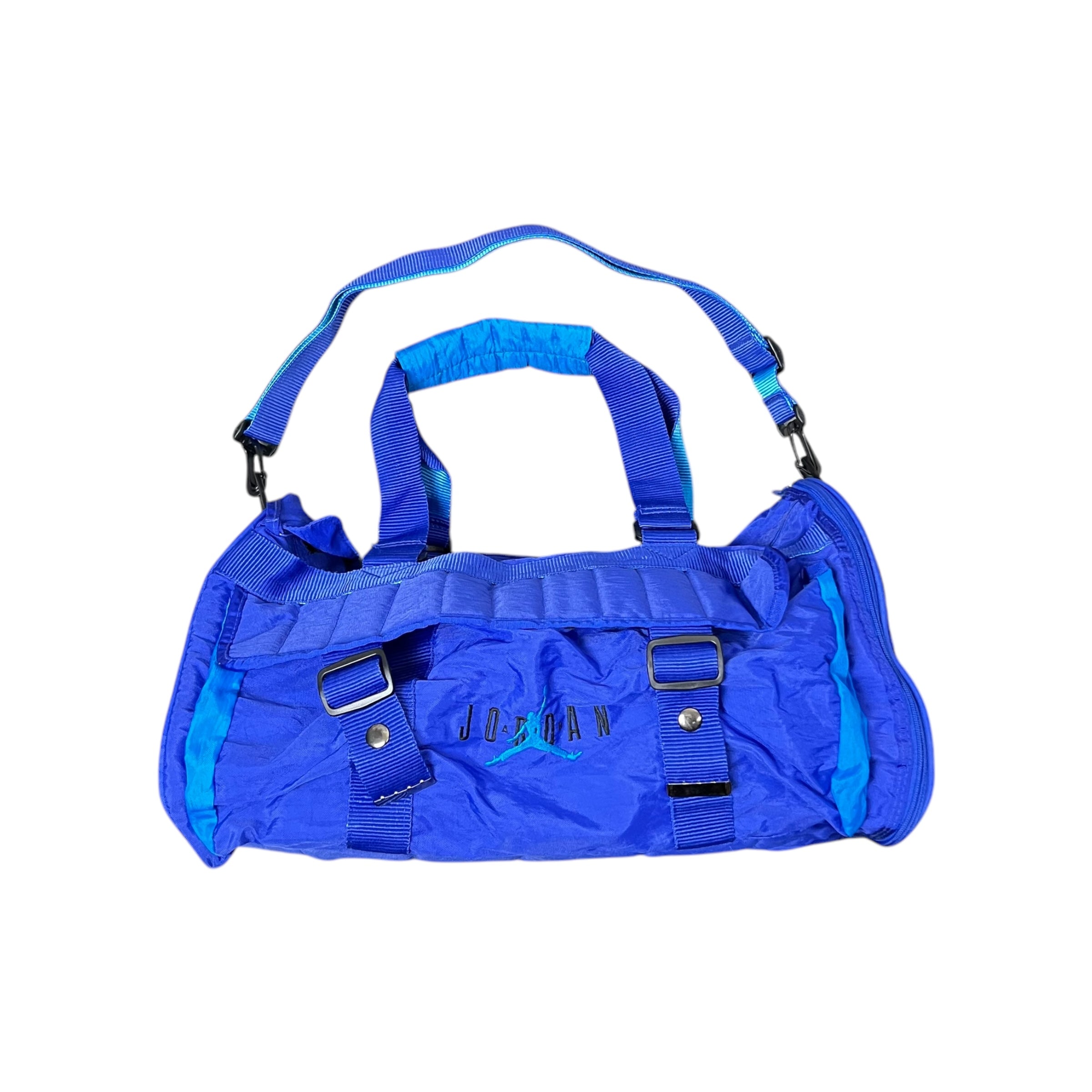 Vintage 80’s Nike Air Jordan Sports Duffle Bag Teal/Purple