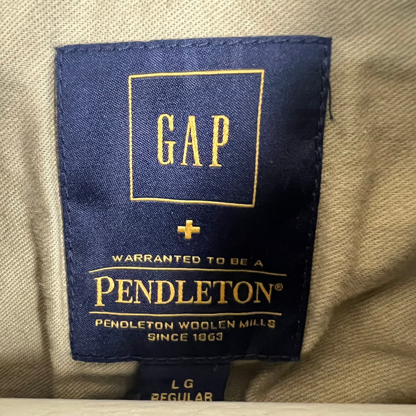 Gap x Pendleton Plaid Hiker Button Up