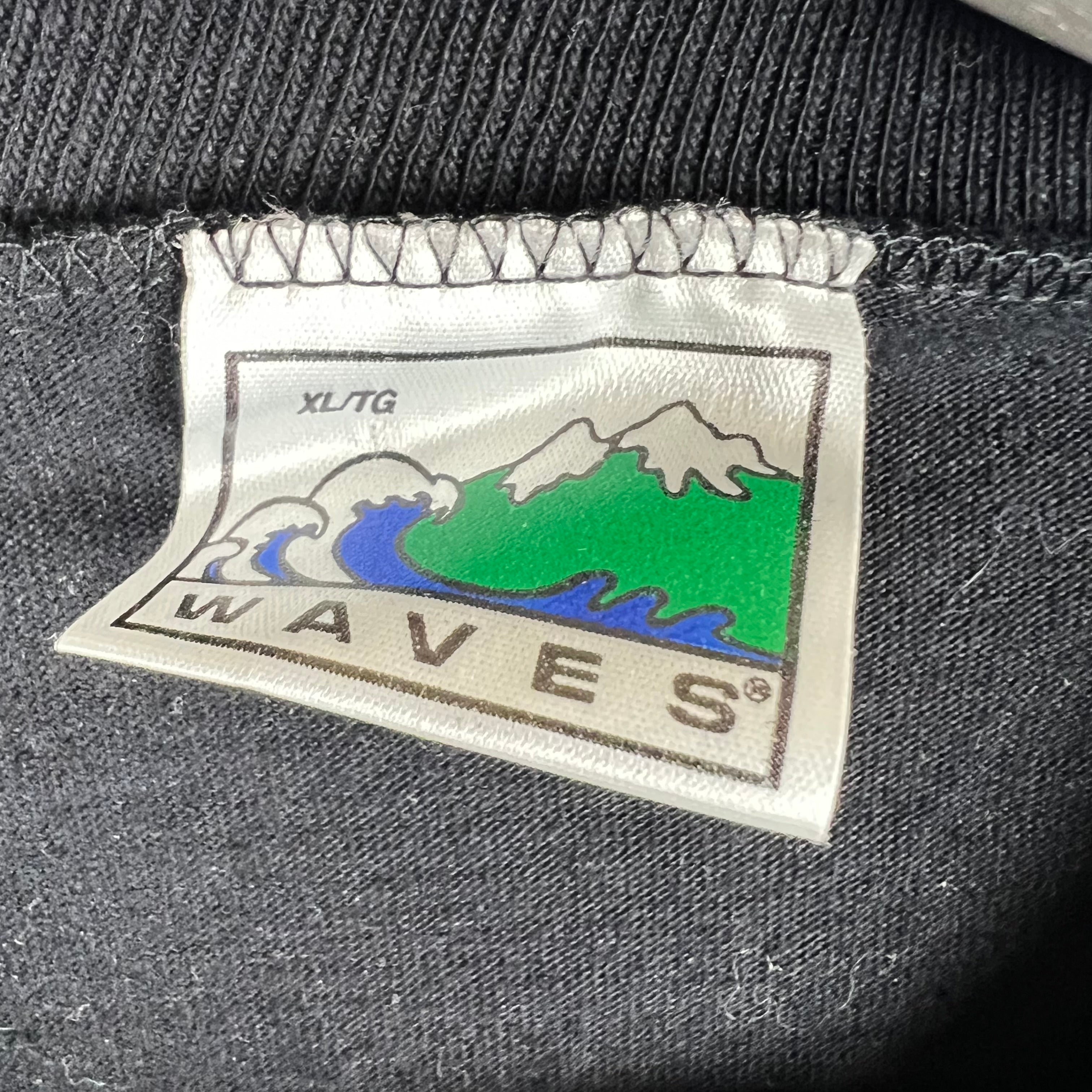 1992 Waves Toronto Blue Jays Player Logo Tee Black