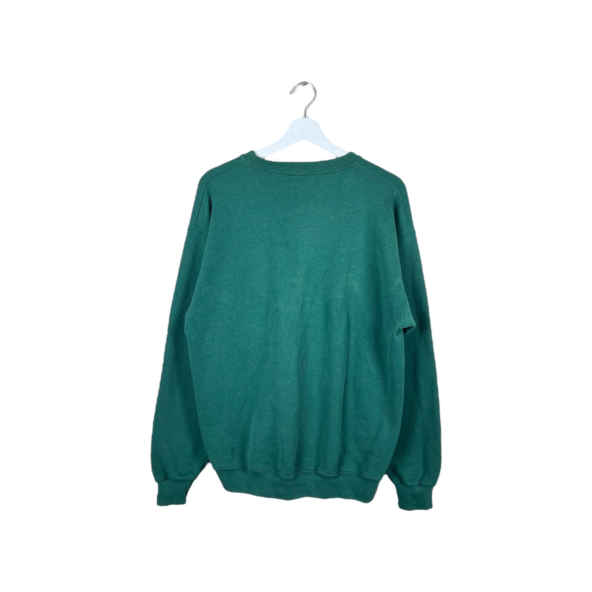 Vintage University of Hawaii Athletics Plaid Logo Crewneck Green