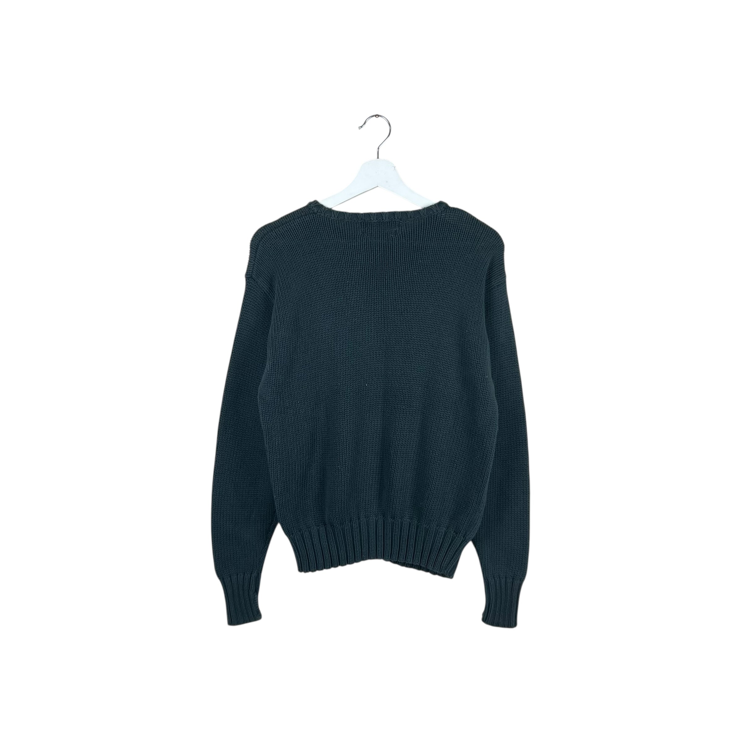 Vintage Polo Sport By Ralph Lauren Women’s American Flag Knit Forest Green