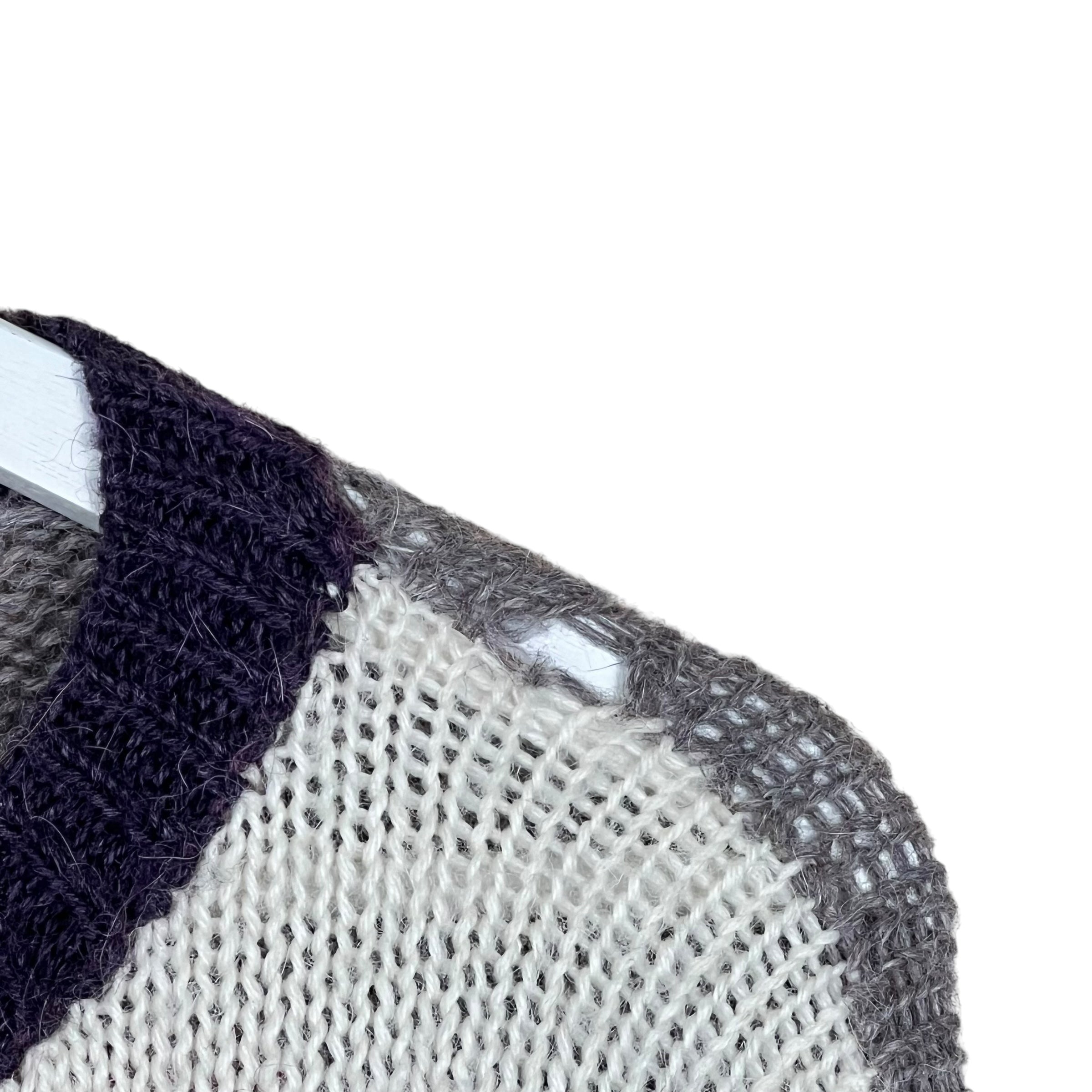 Vintage Women’s Amos & Andes Peruvian Alpaca Wool Cardigan