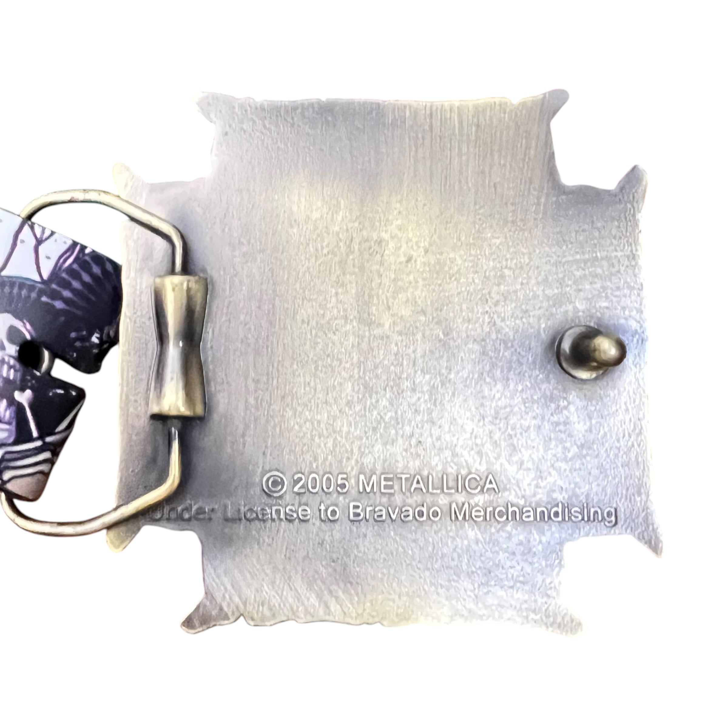 2005 French Craft Metallica Print Belt