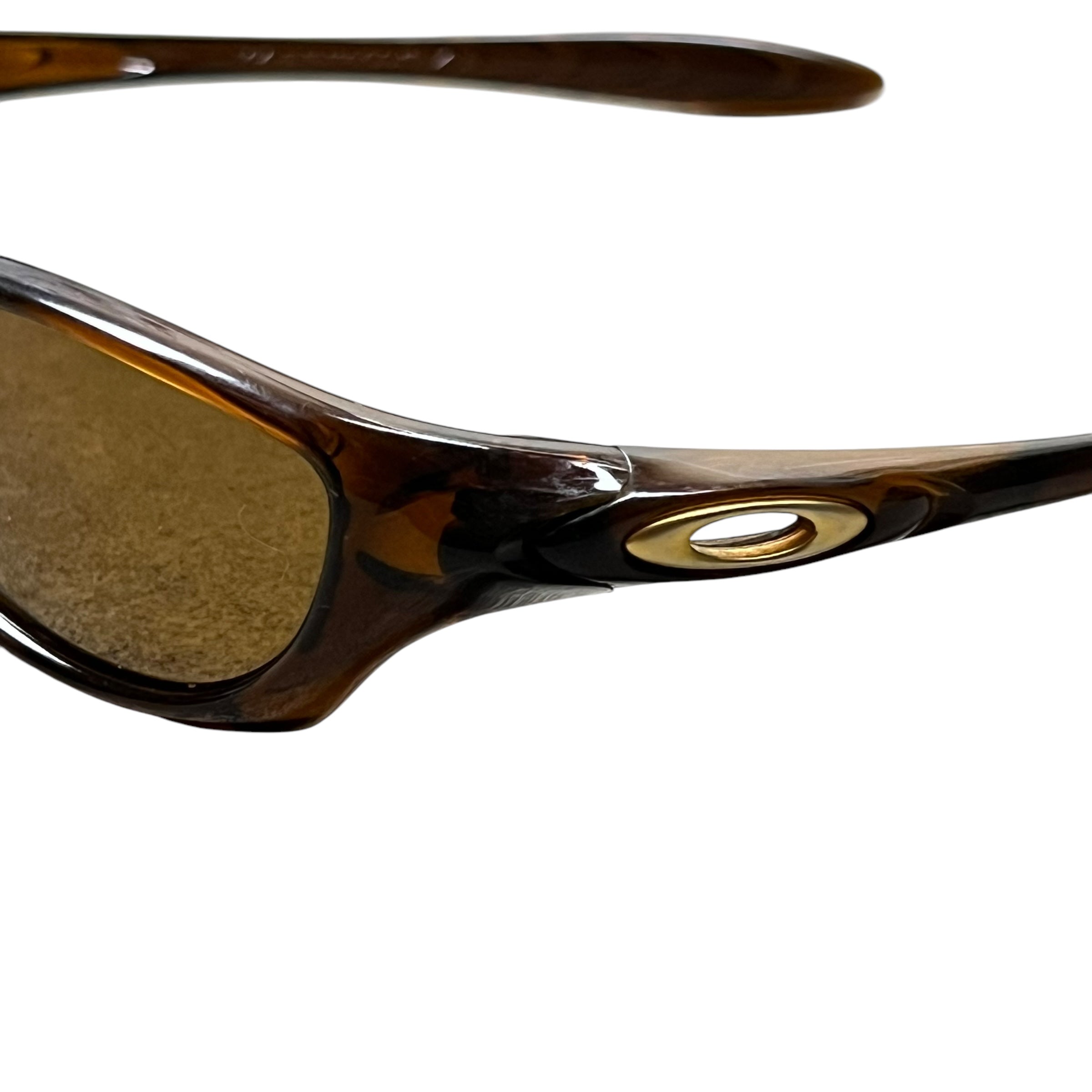 2003 Oakley Fate Sunglasses Dark Brown