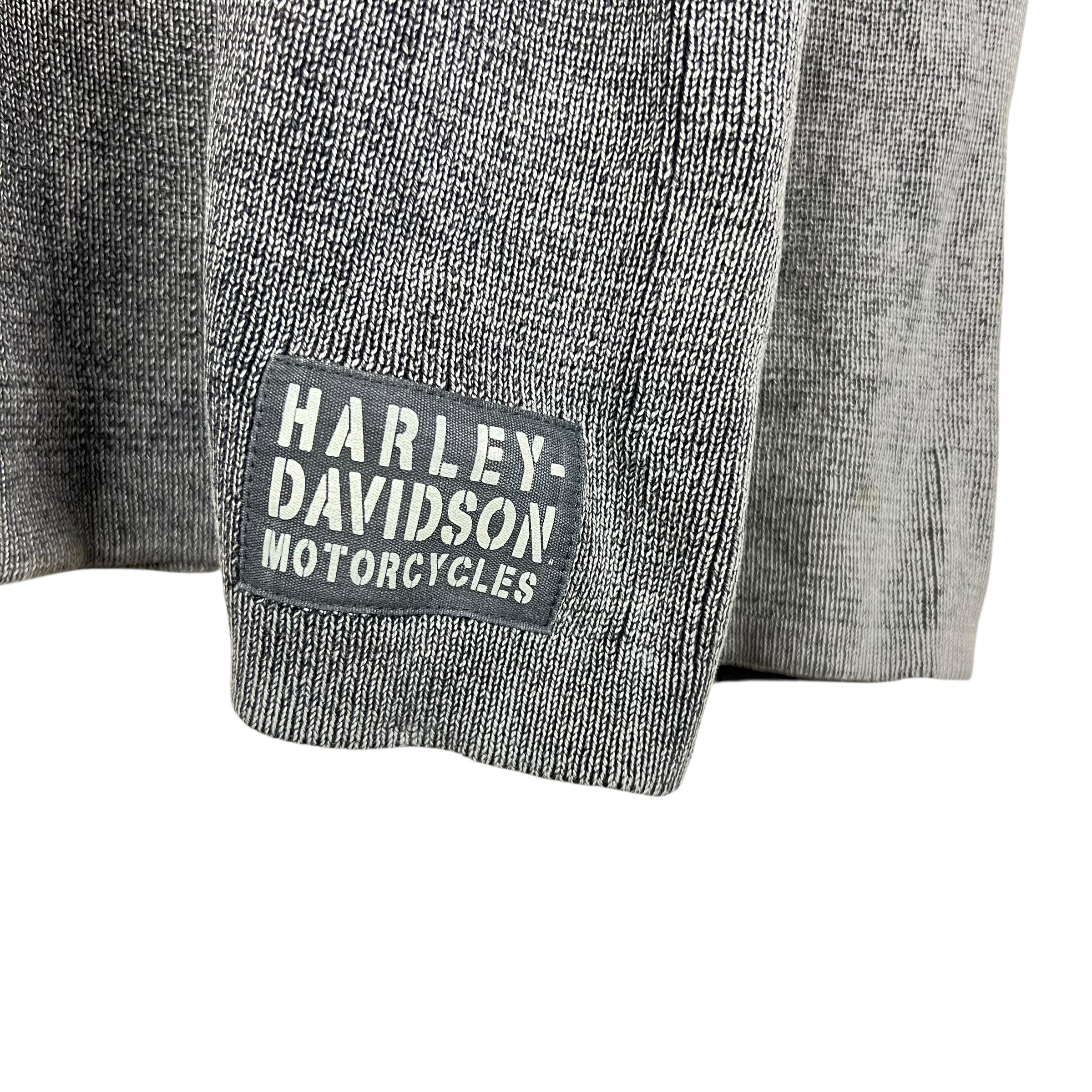 2003 Harley Davidson Sample Arch Logo Thermal Washed Stone Grey