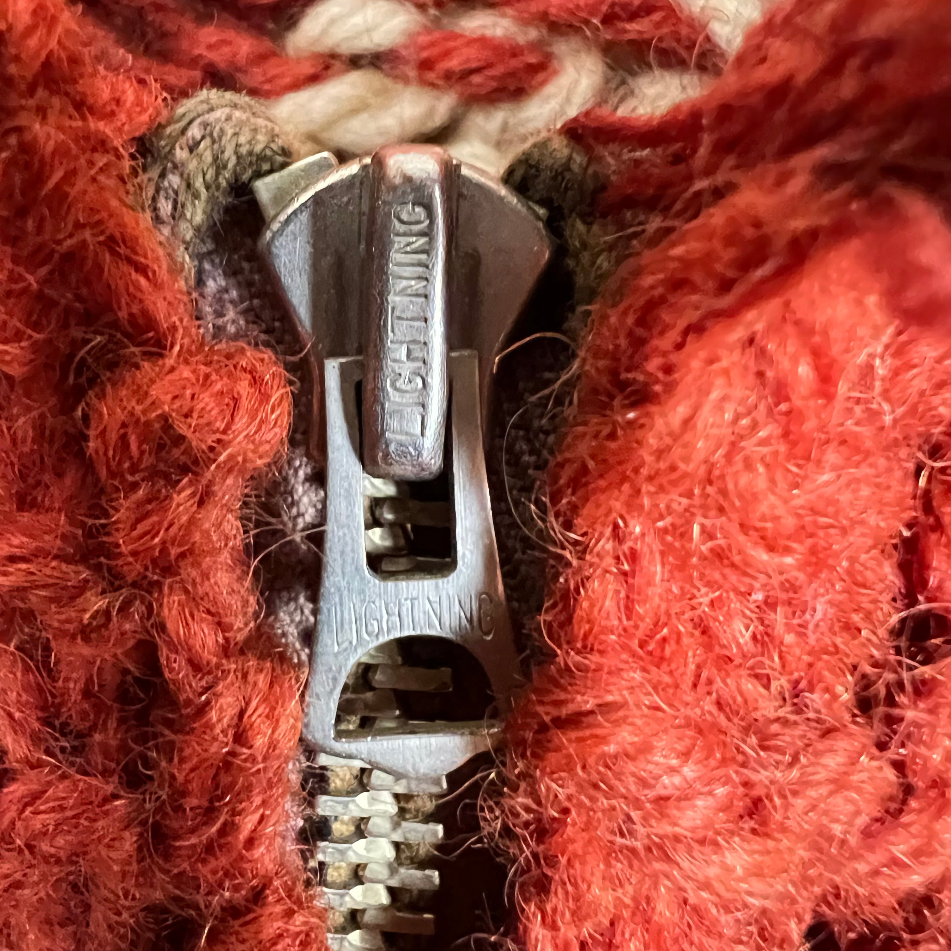 Vintage 70’s Birds Flying Cowichan Burn Orange