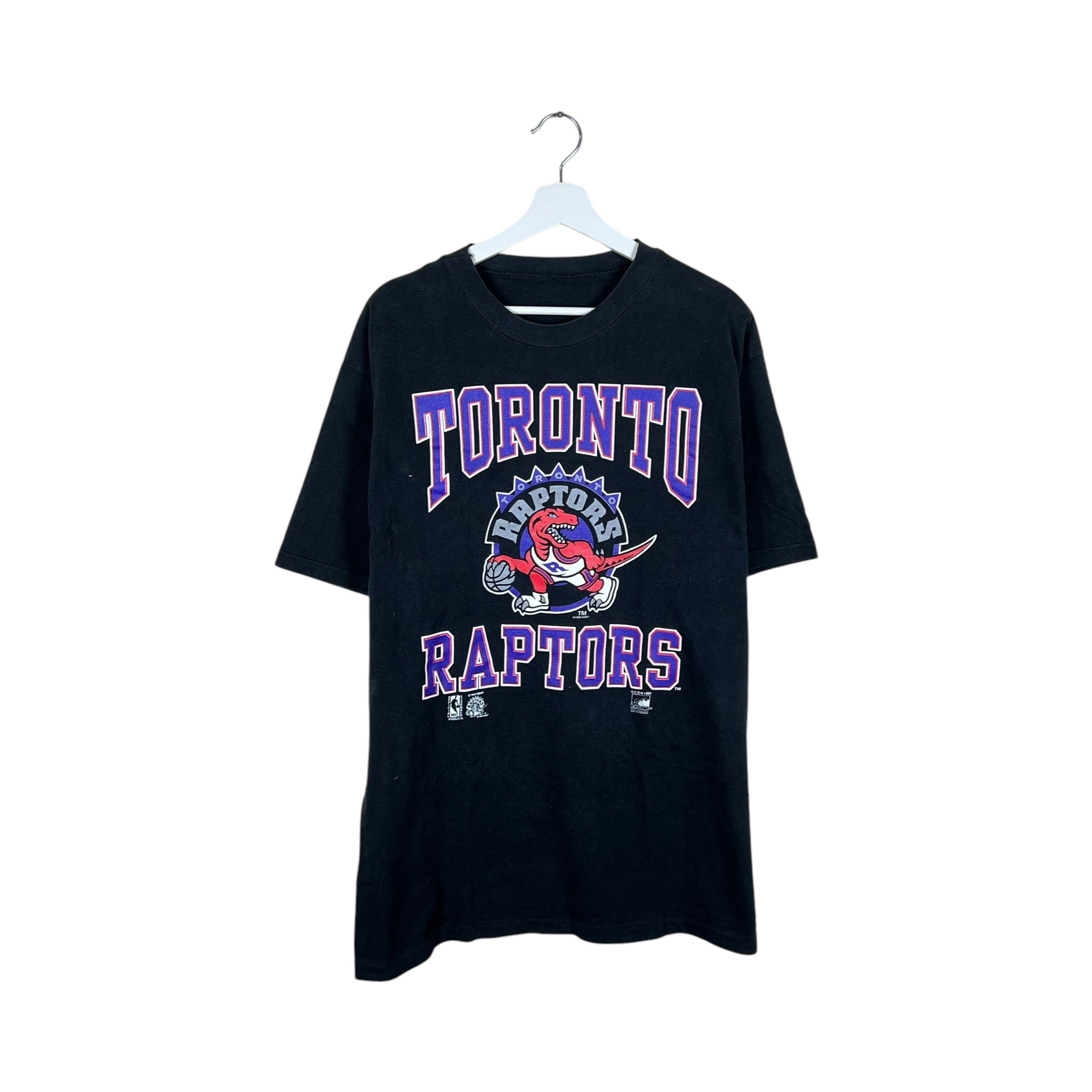 1994 NBA Toronto Raptors Arch Logo Tee Black