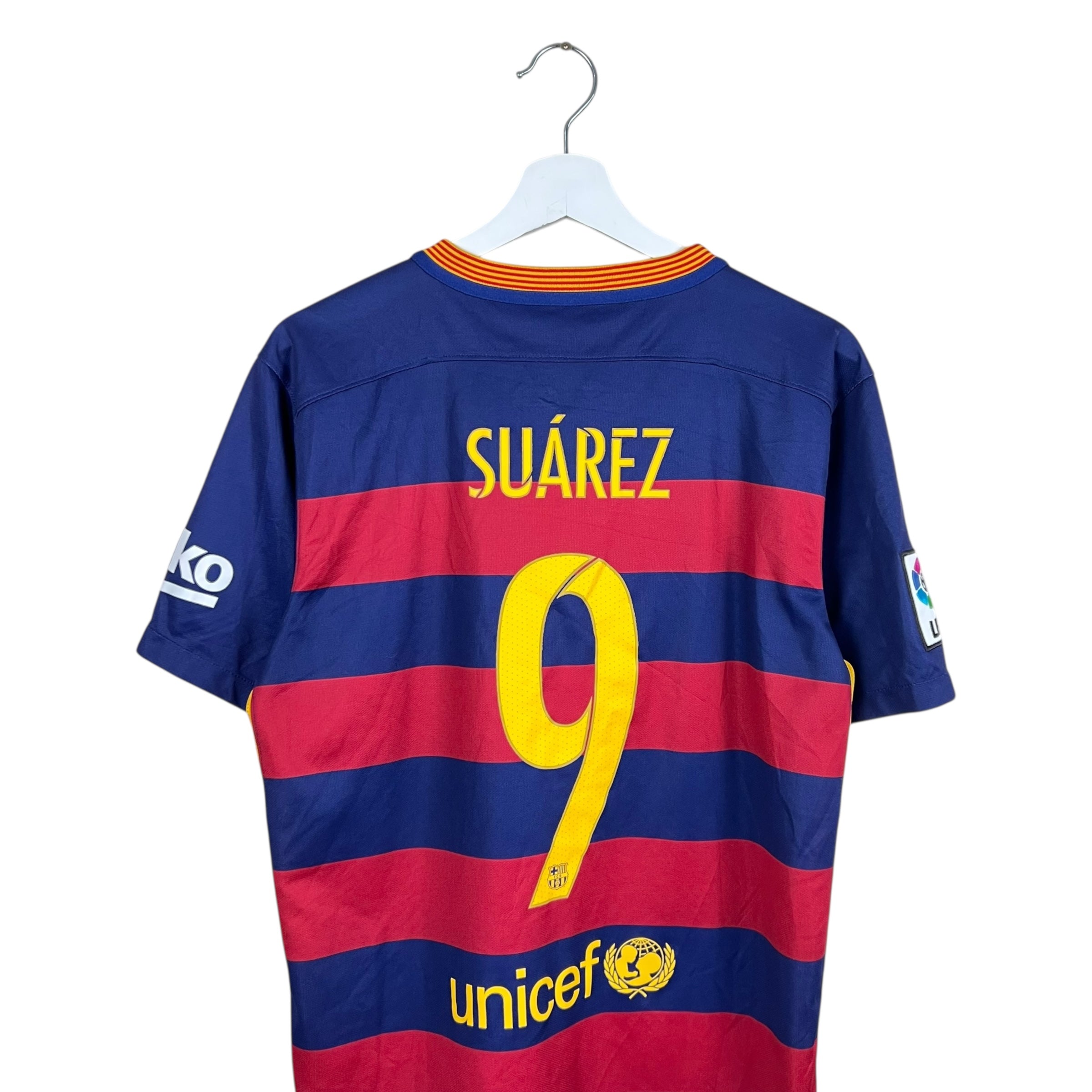 2016 Nike Barcelona FC Luis Suarez Home Jersey