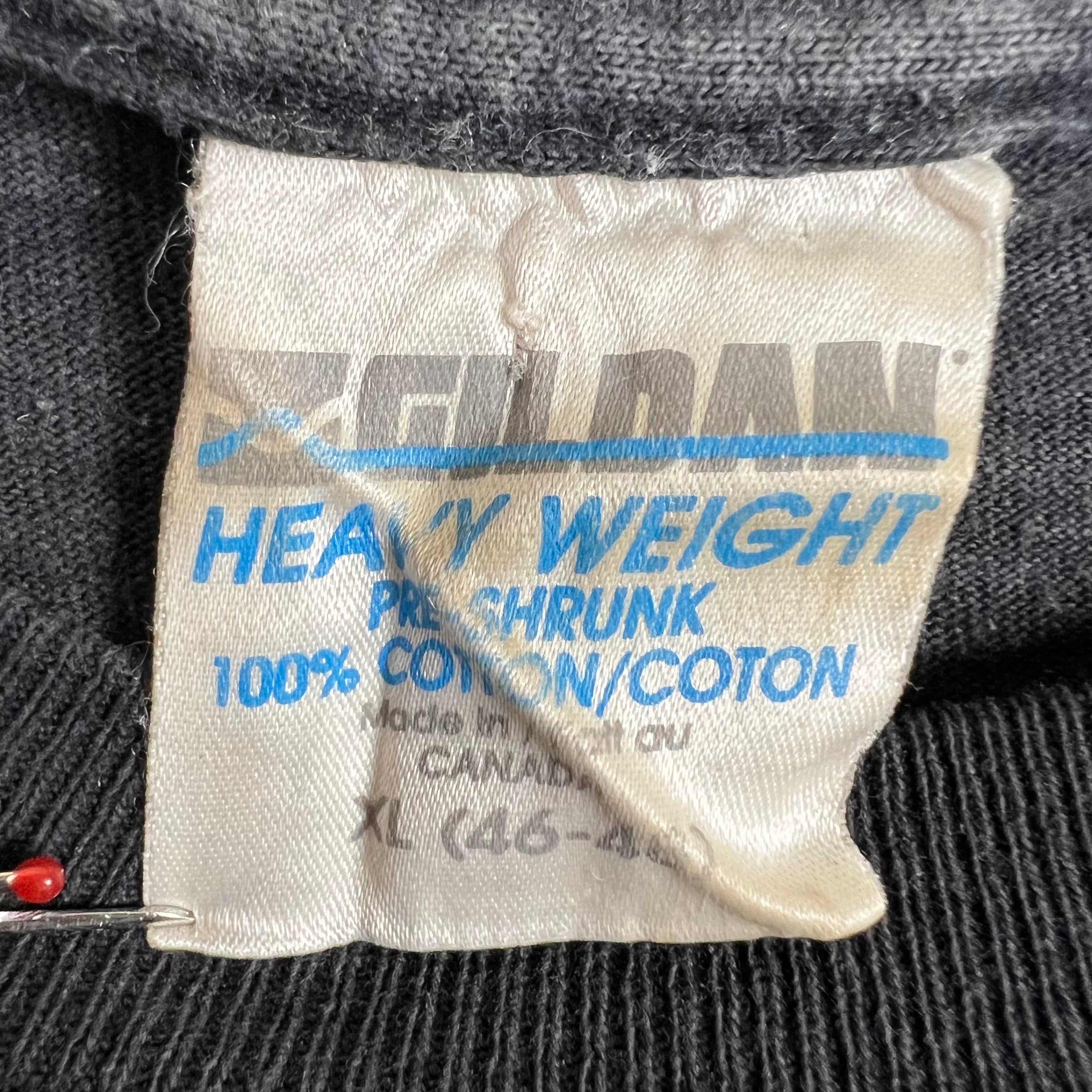 1993 Ravens Athletics Anaheim Mighty Ducks Ducks Big Logo Tee Black