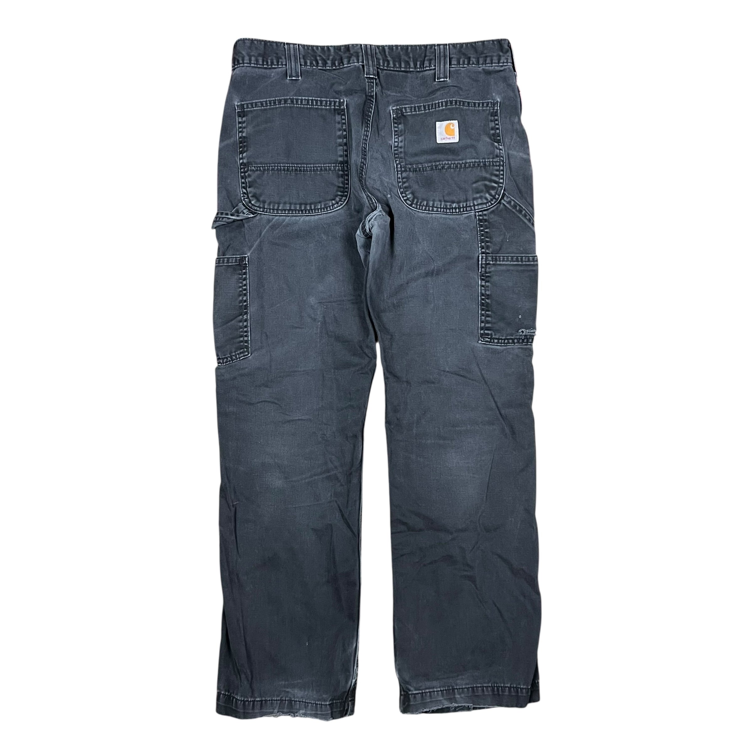Vintage Carhartt Relaxed Fit Carpenter Pants Faded Black
