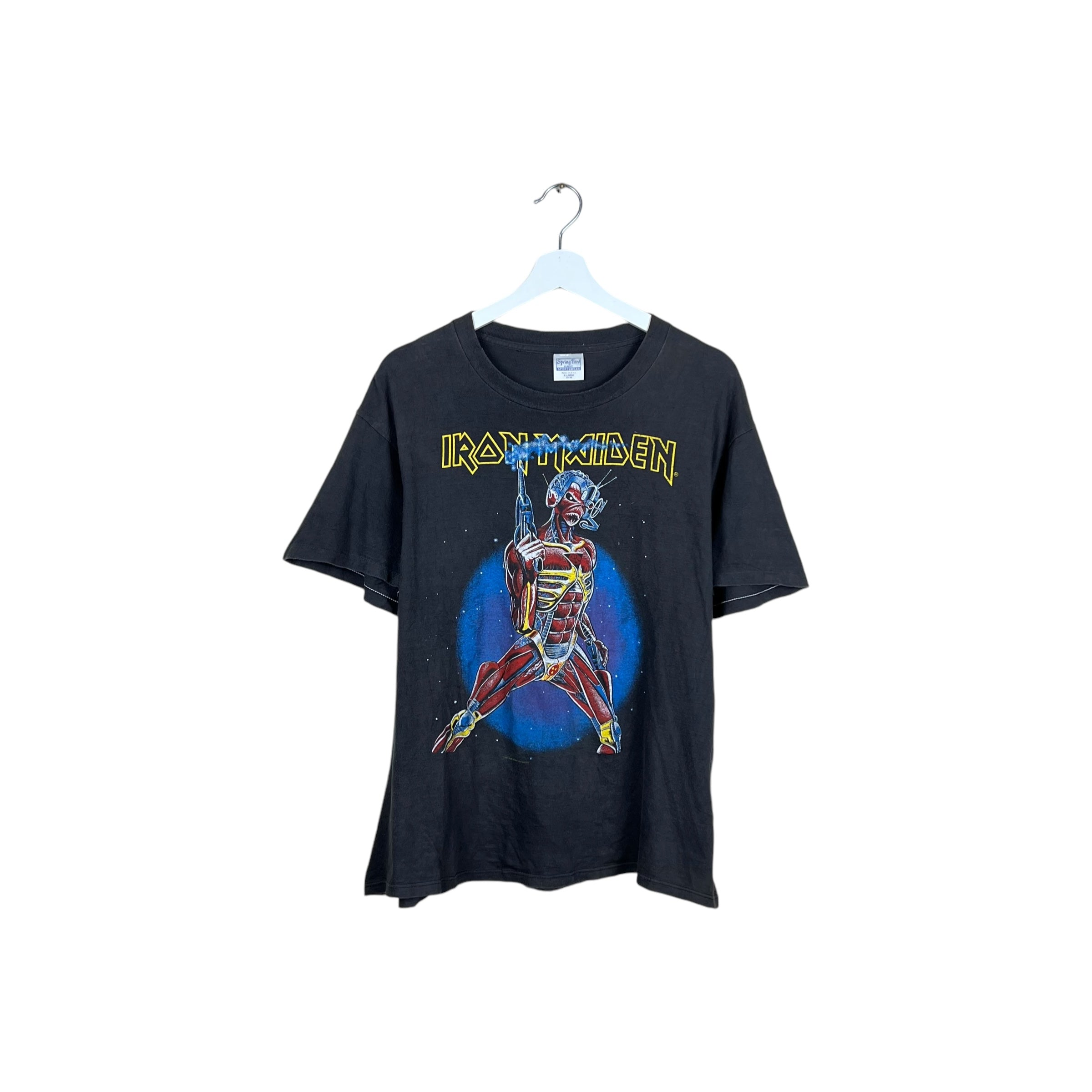 1987 Iron Maiden “Somewhere On Tour” Tee Black