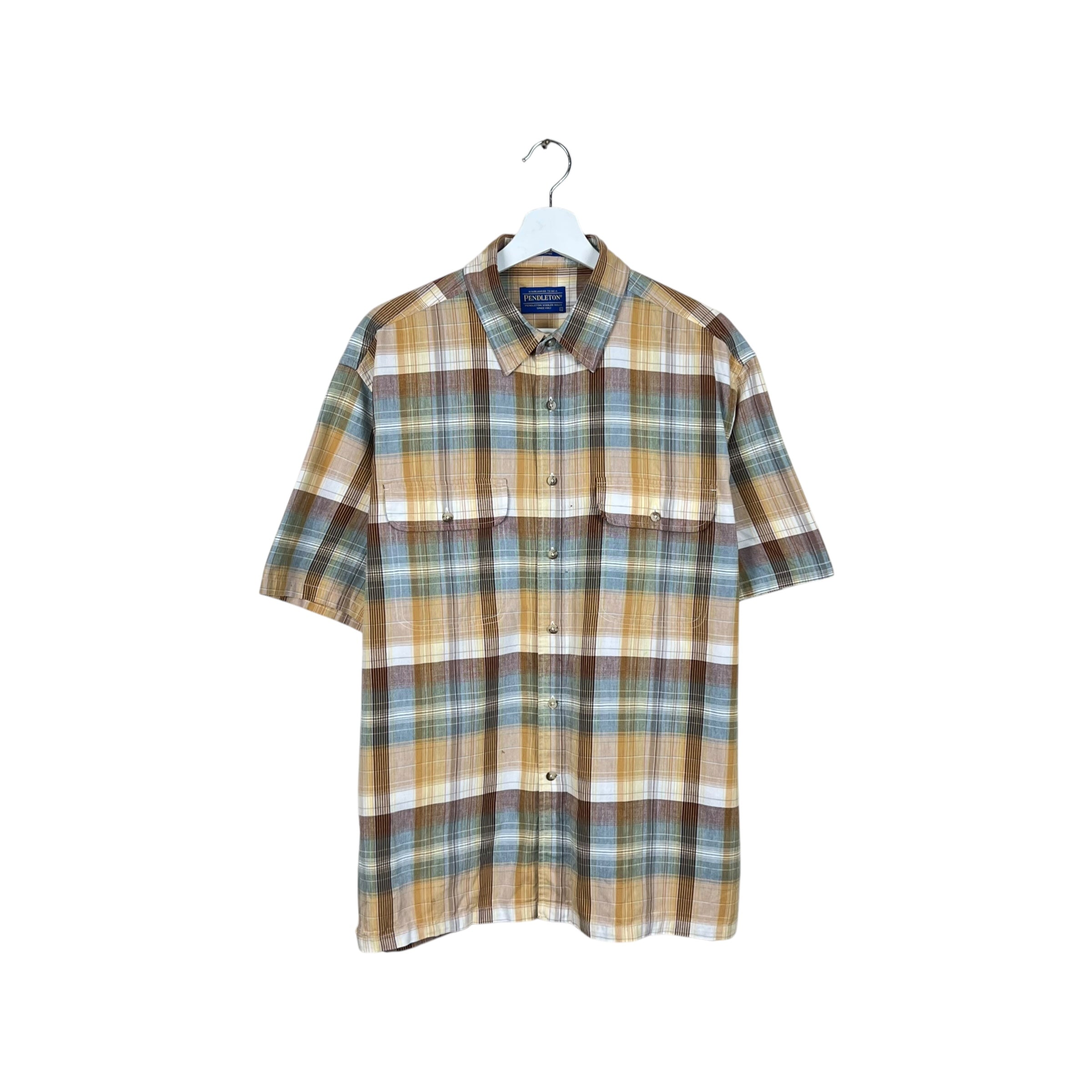 Vintage Pendleton Hiker Shirt Button Up Plaid