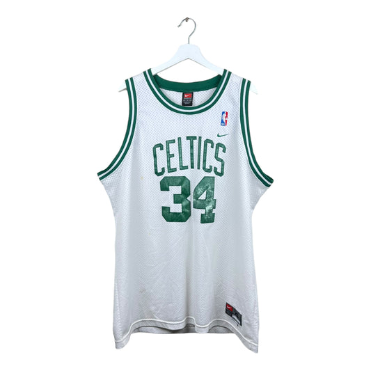Vintage Y2K Nike Boston Celtics Paul Pierce Home Jersey White
