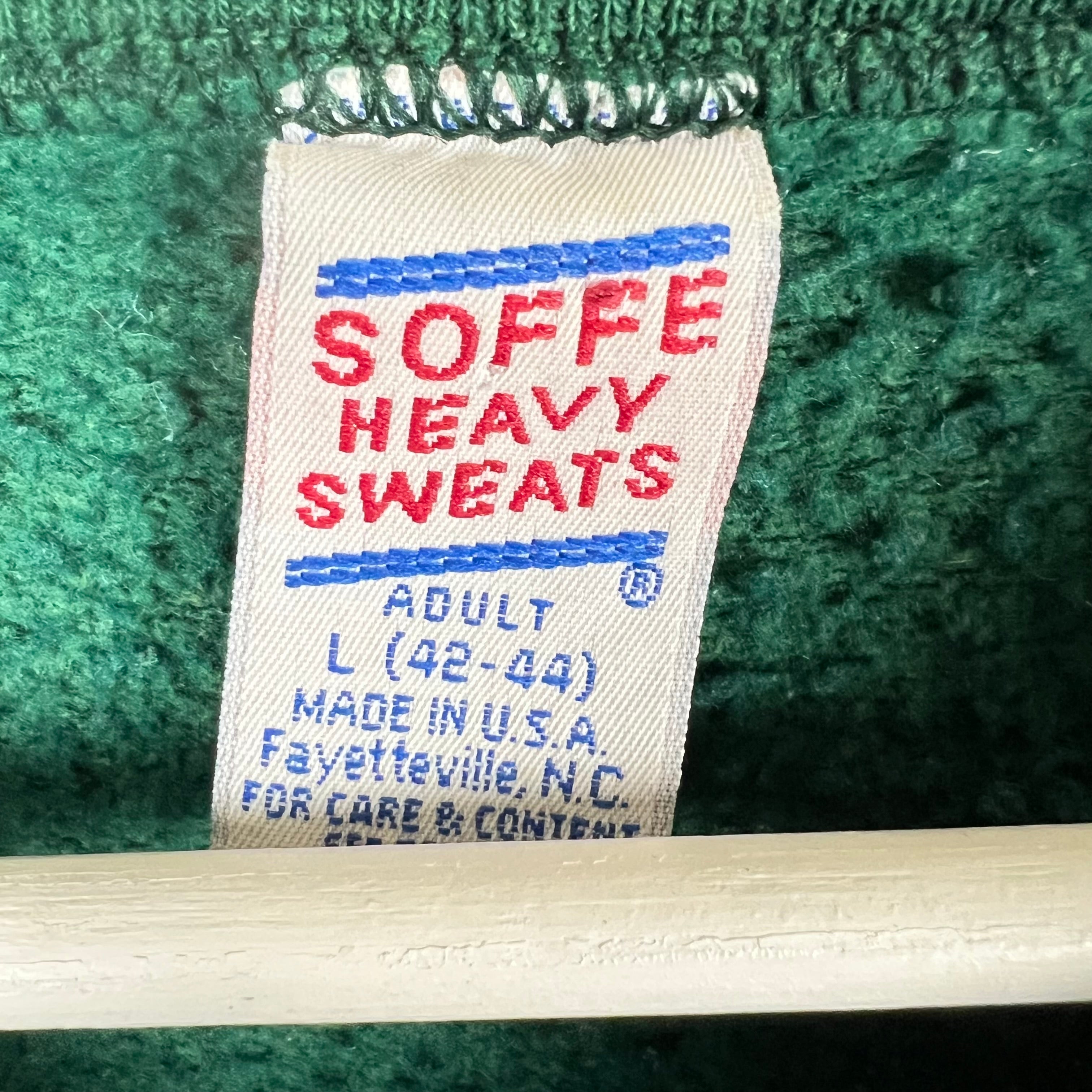 Vintage University of Hawaii Athletics Plaid Logo Crewneck Green