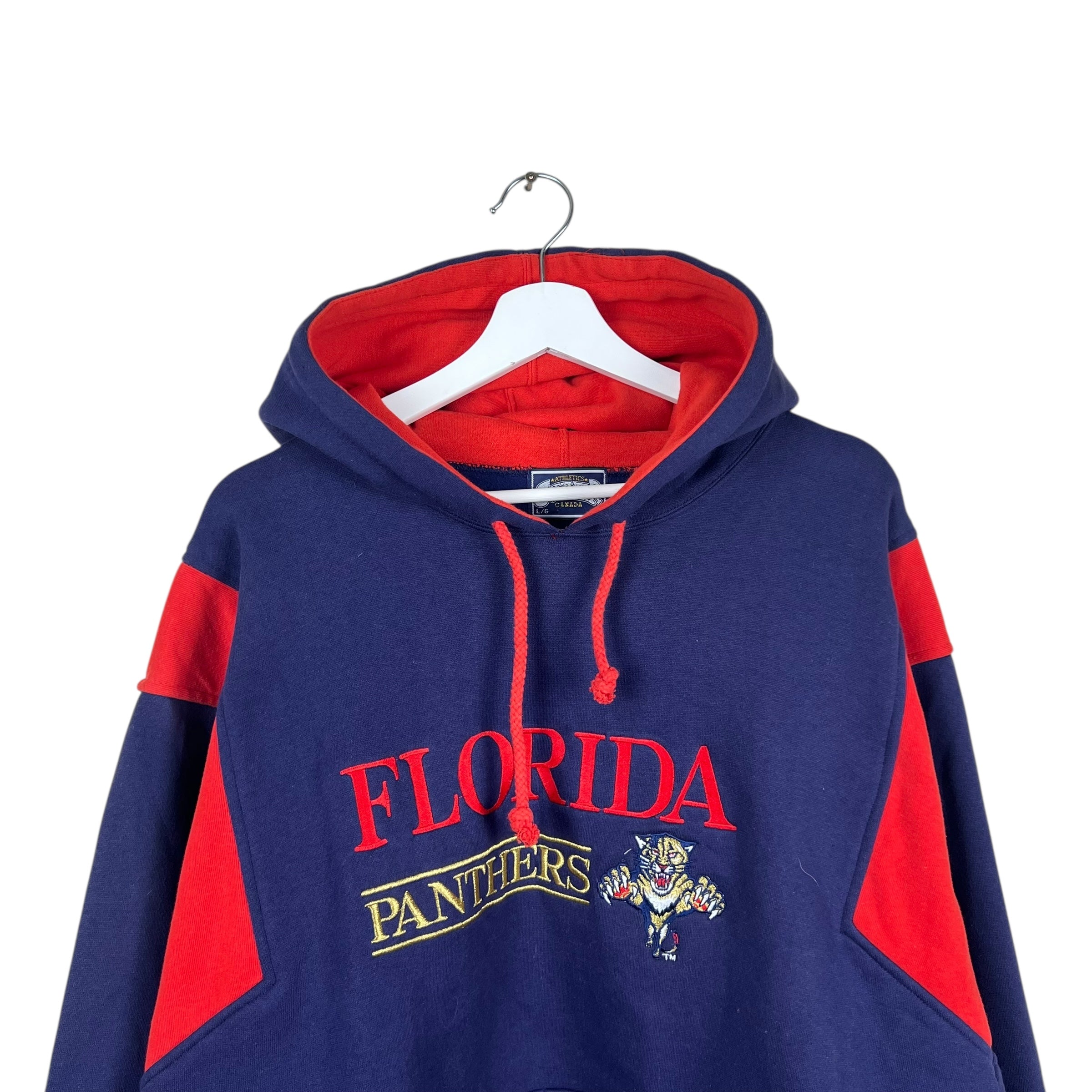 Vintage Athletic Software NHL Florida Panthers Logo Hoodie Blue/Red