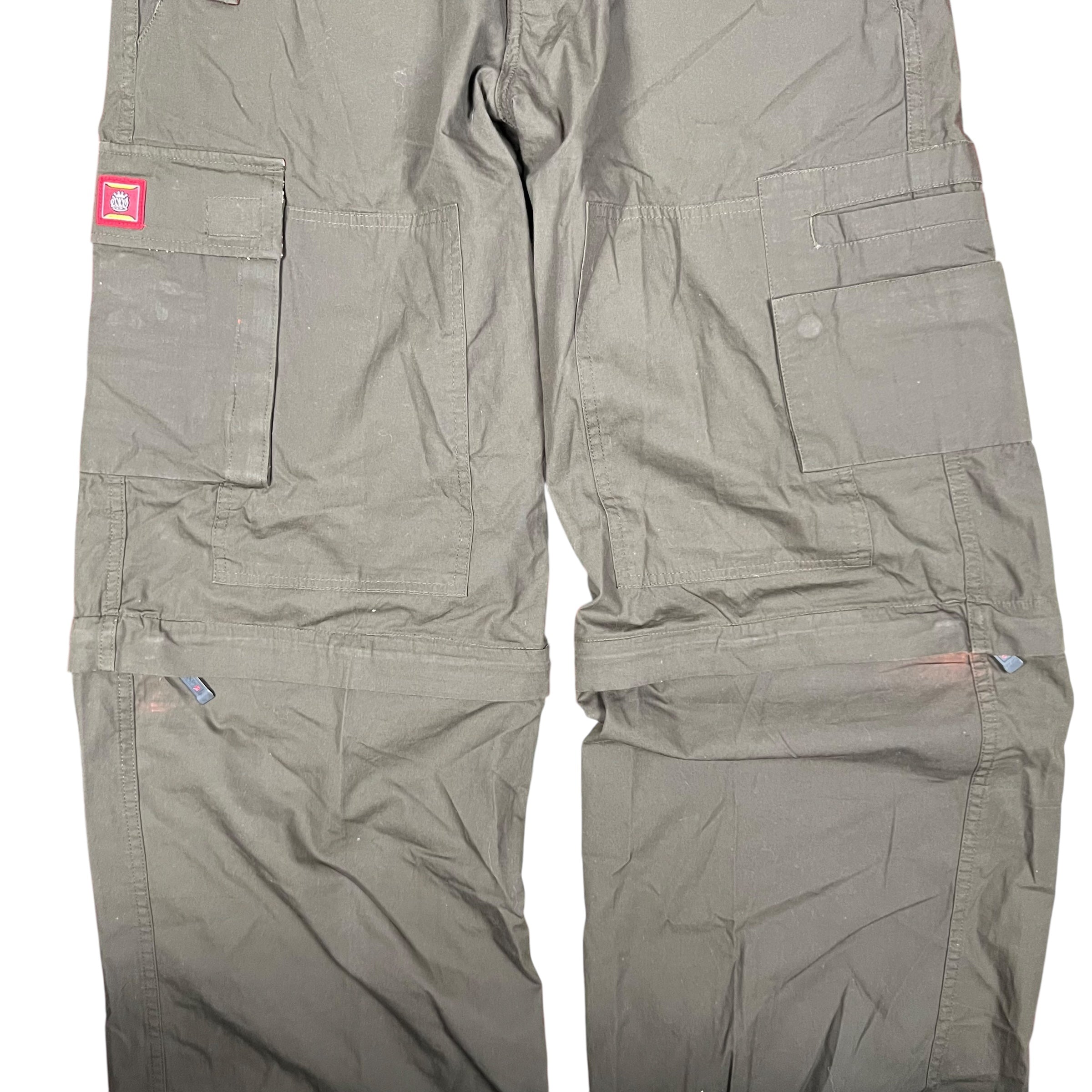 Vintage JNCO Jeans Baggy Cargo Pants Dark Olive