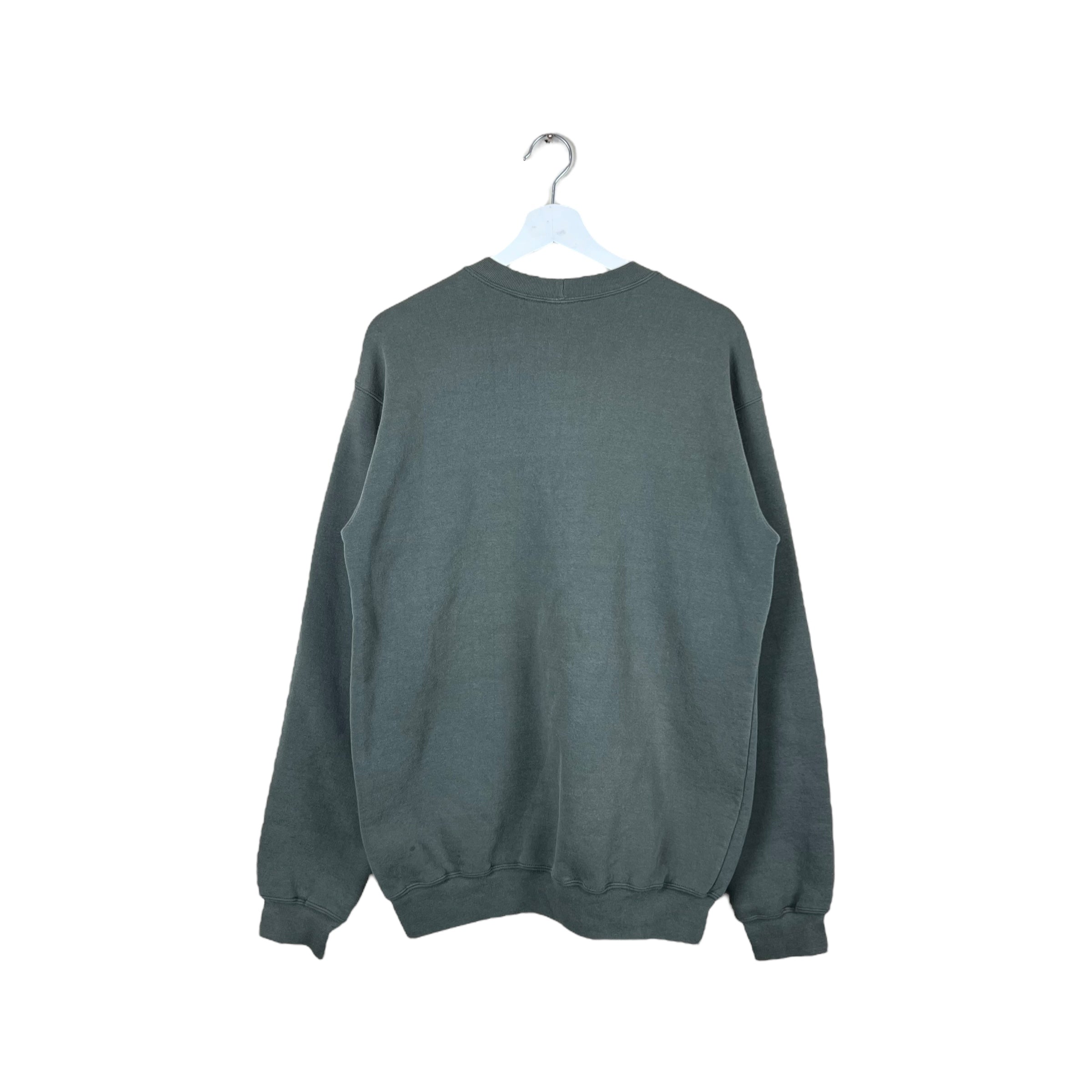 Vintage Carhartt Corner Logo Crewneck Washed Olive