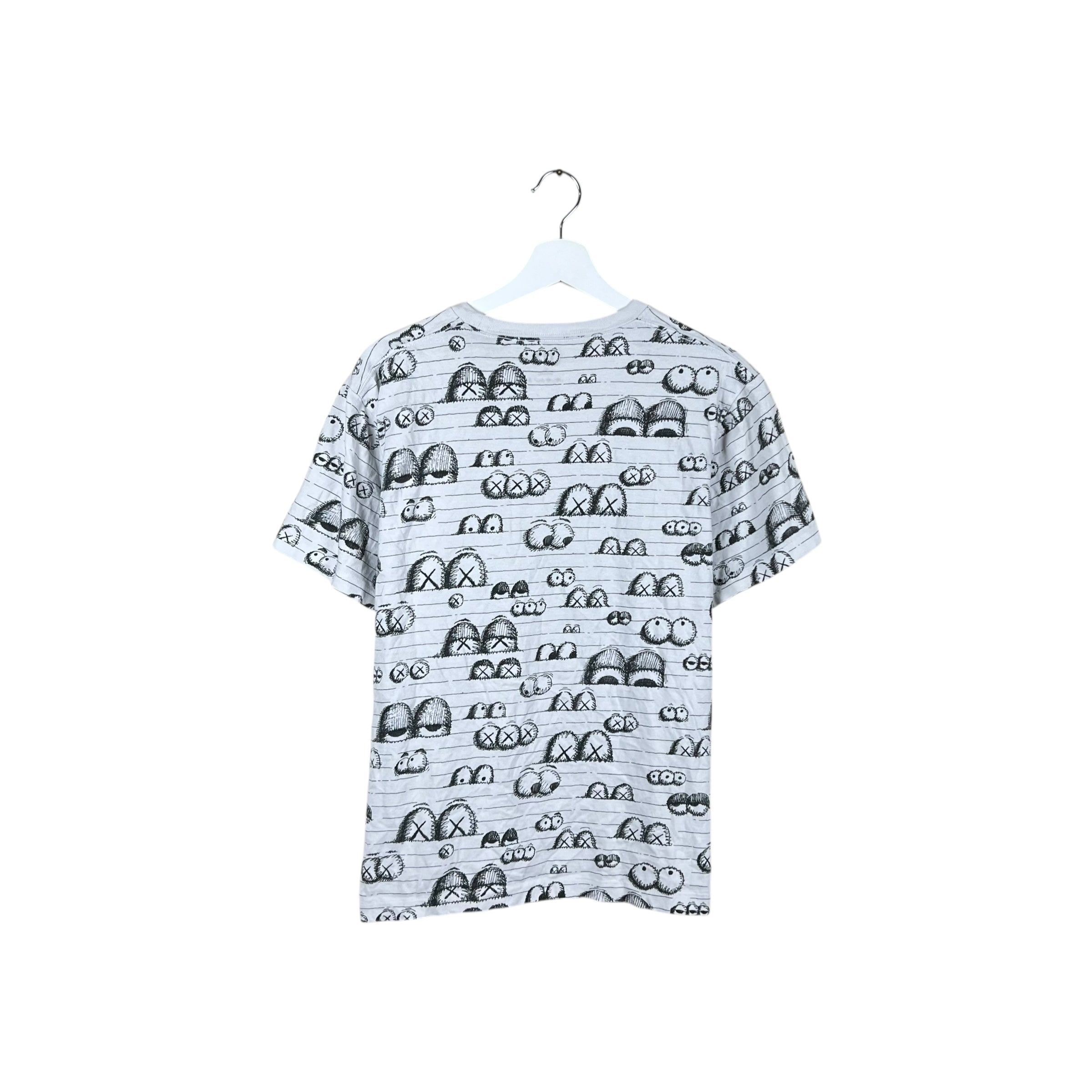 Uniqlo x KAWS Notebook All Over Eyes Tee White