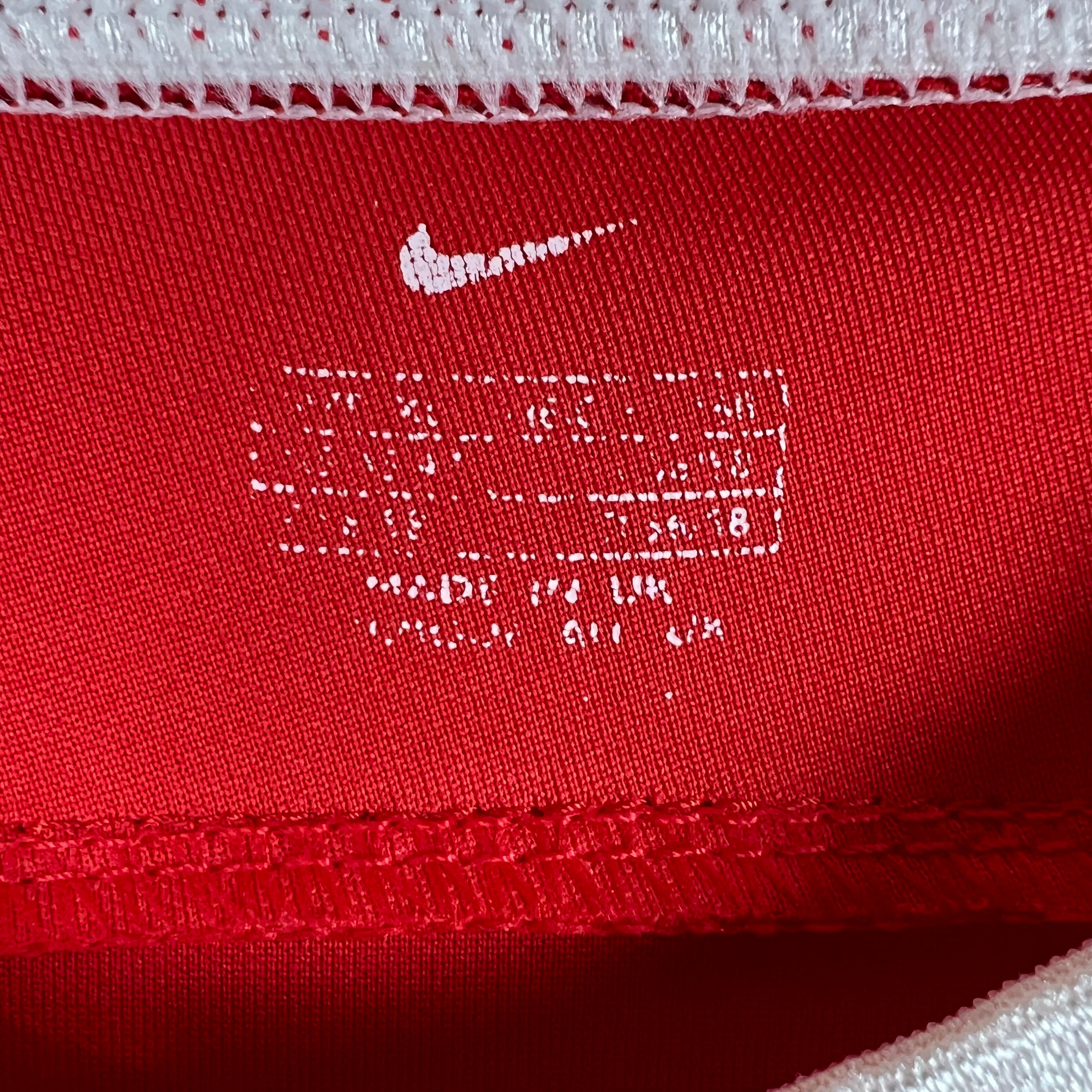 2002 Nike Arsenal Blank Home Jersey