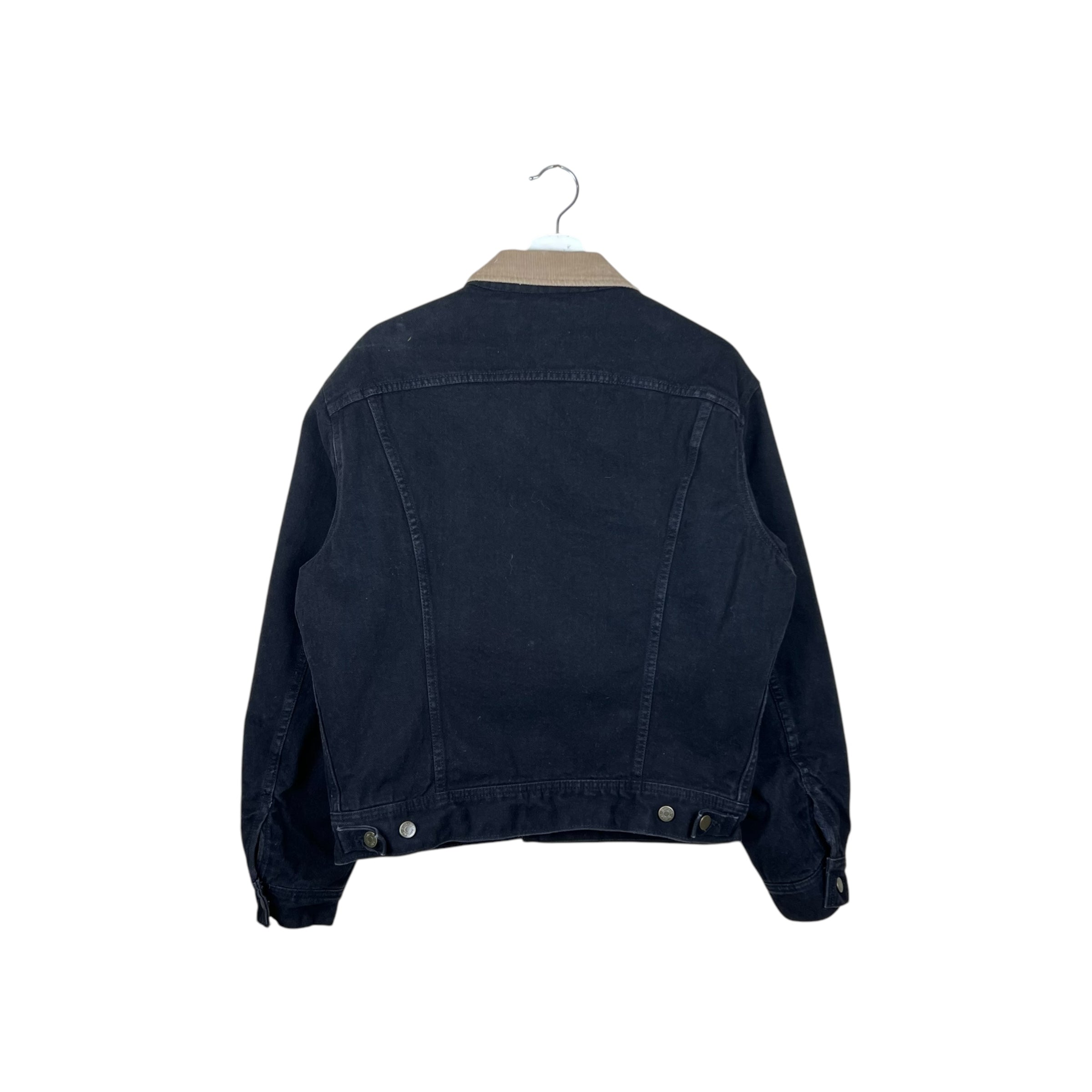 Vintage Mustang Stormrider Blanket Lined Denim Jacket Black