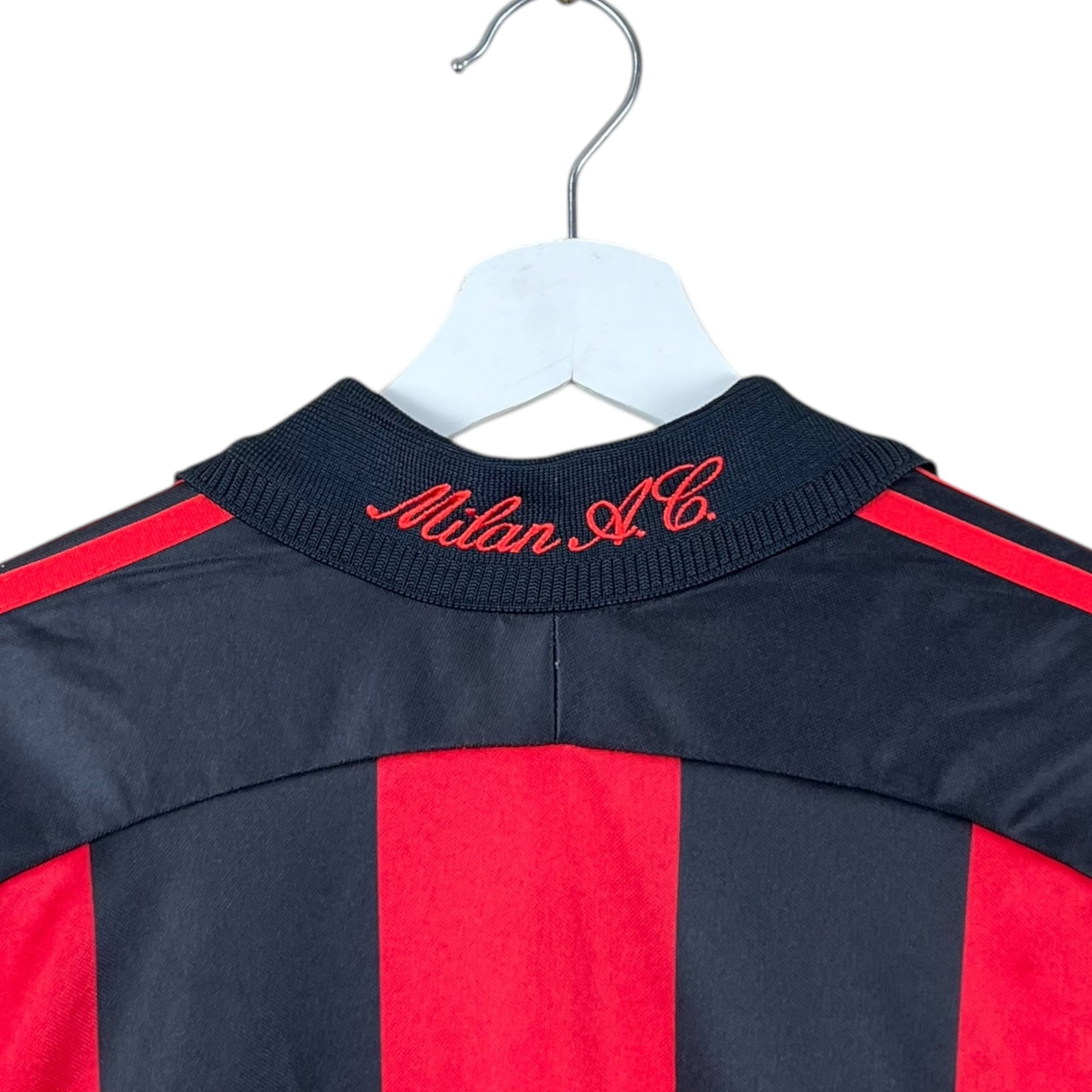 2001 Adidas AC Milan Blank Home Jersey