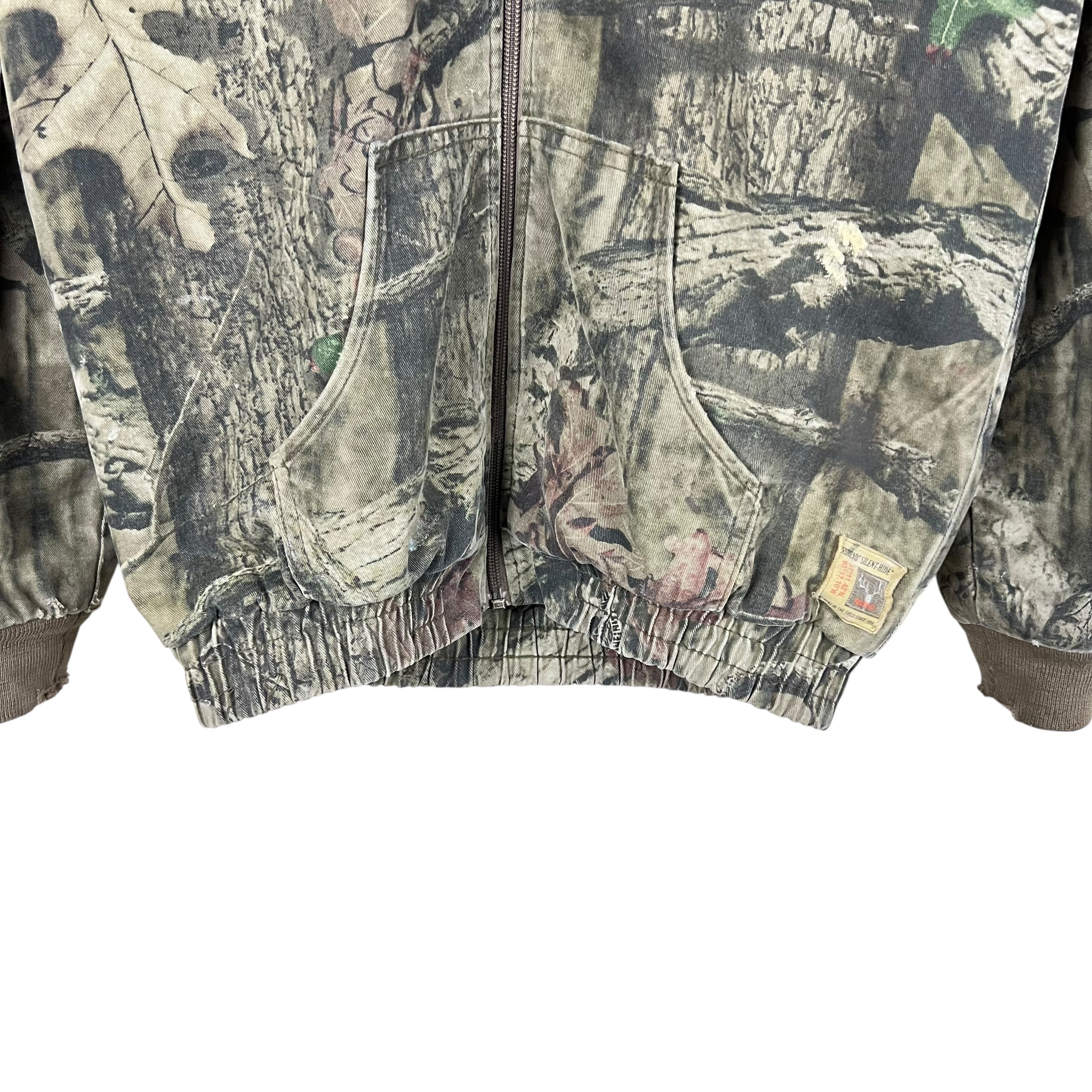 Vintage Youth RedHead Silent-Hide RealTree Full Zip Hooded Jacket Camo