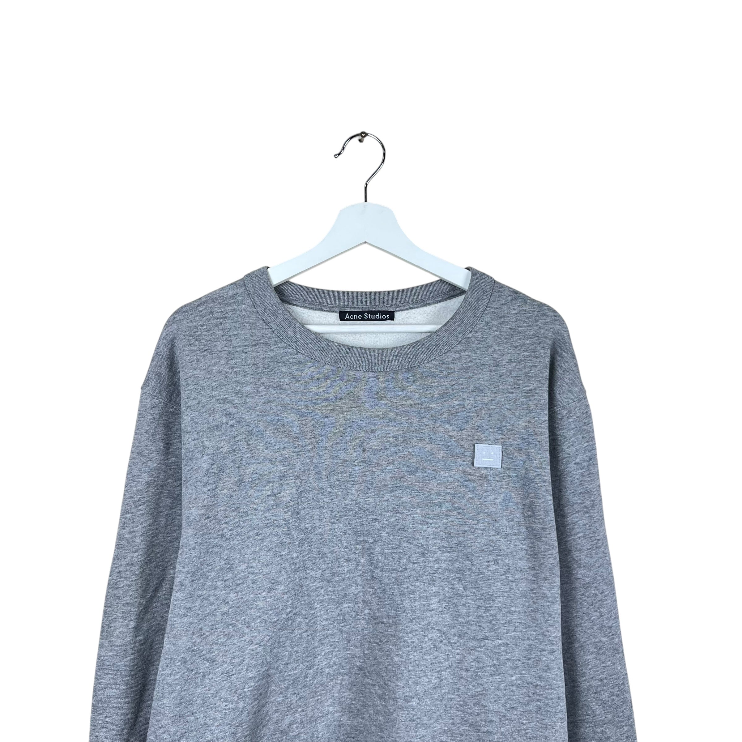 Acne Studios Fairview Face Sweatshirt Grey