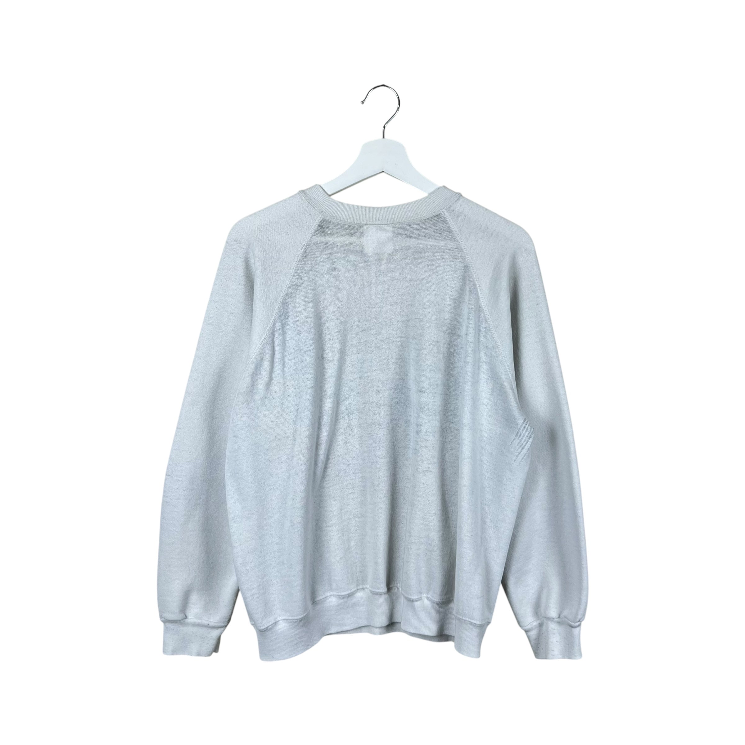 1991 Monterey California Grand Prix Motorcycle Crewneck White