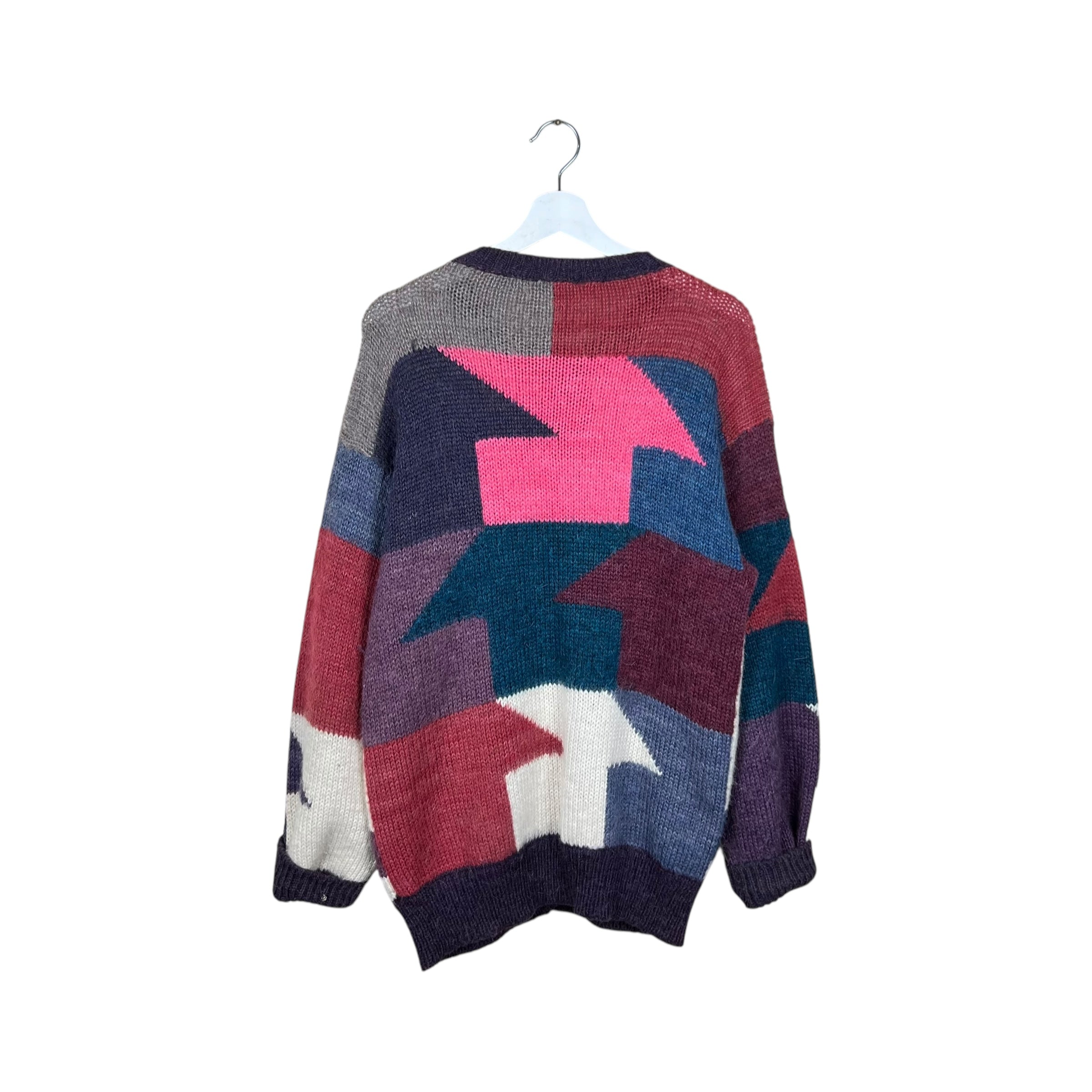 Vintage Women’s Amos & Andes Peruvian Alpaca Wool Cardigan