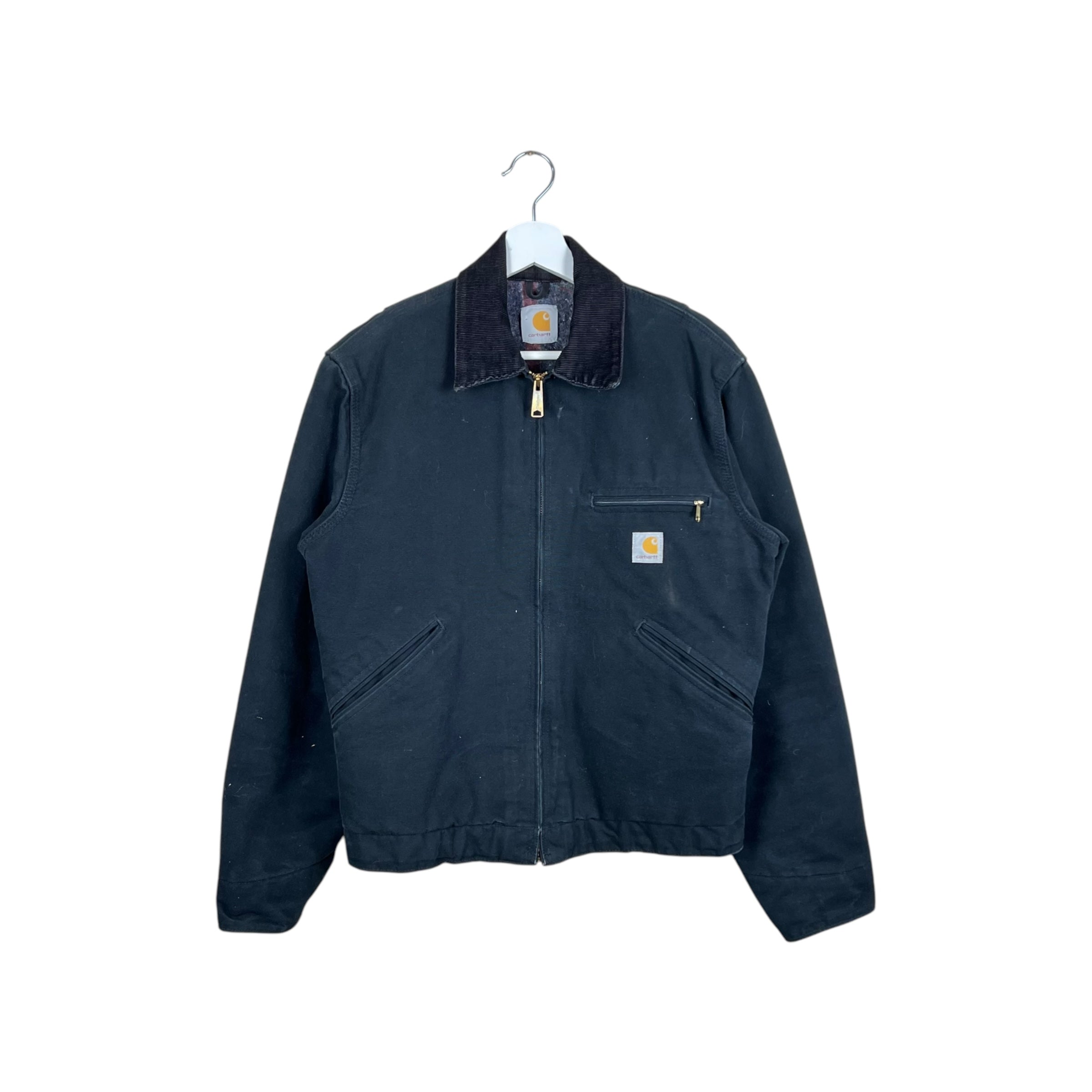 Vintage Carhartt Blanket Lined Detroit Jacket Jet Black