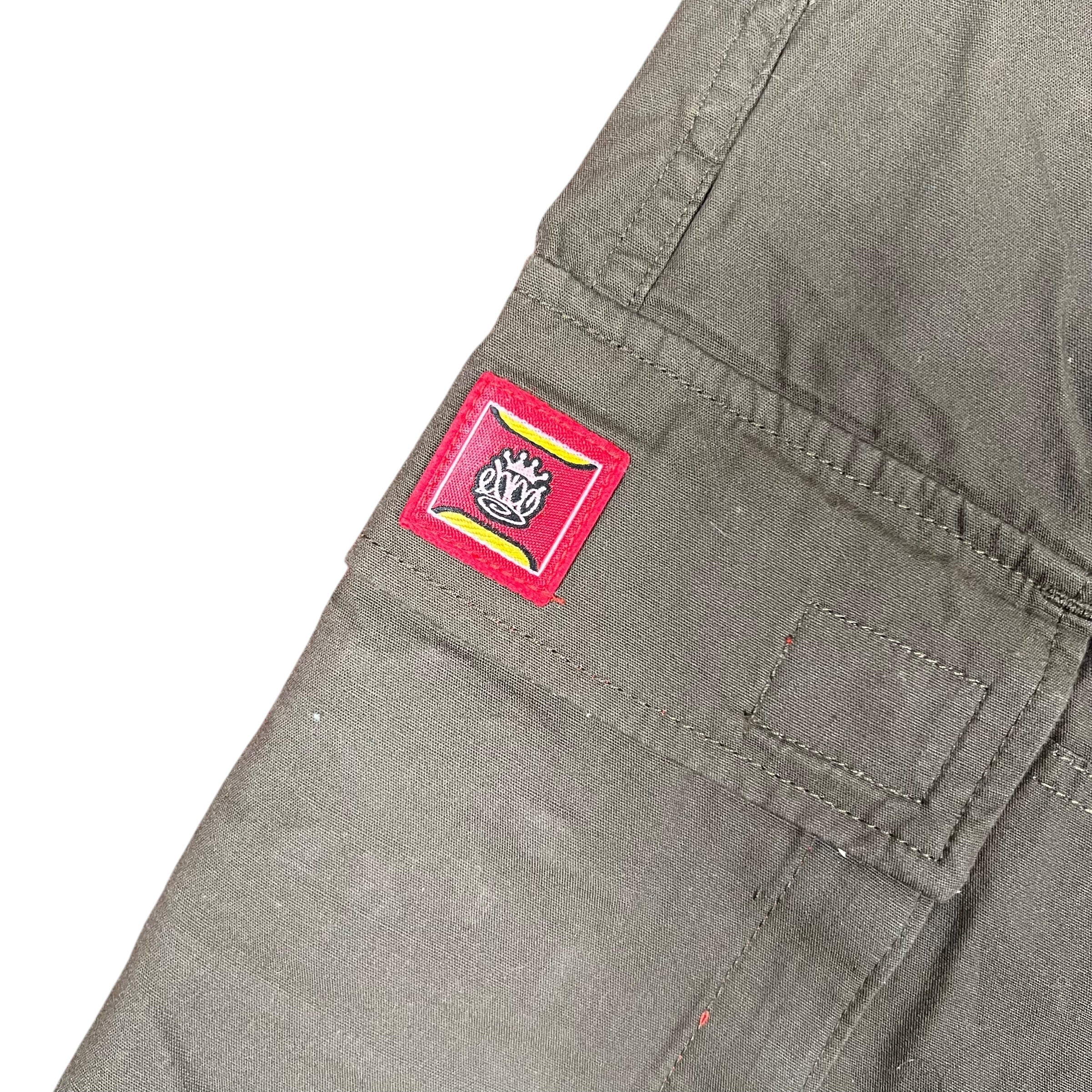 Vintage JNCO Jeans Baggy Cargo Pants Dark Olive