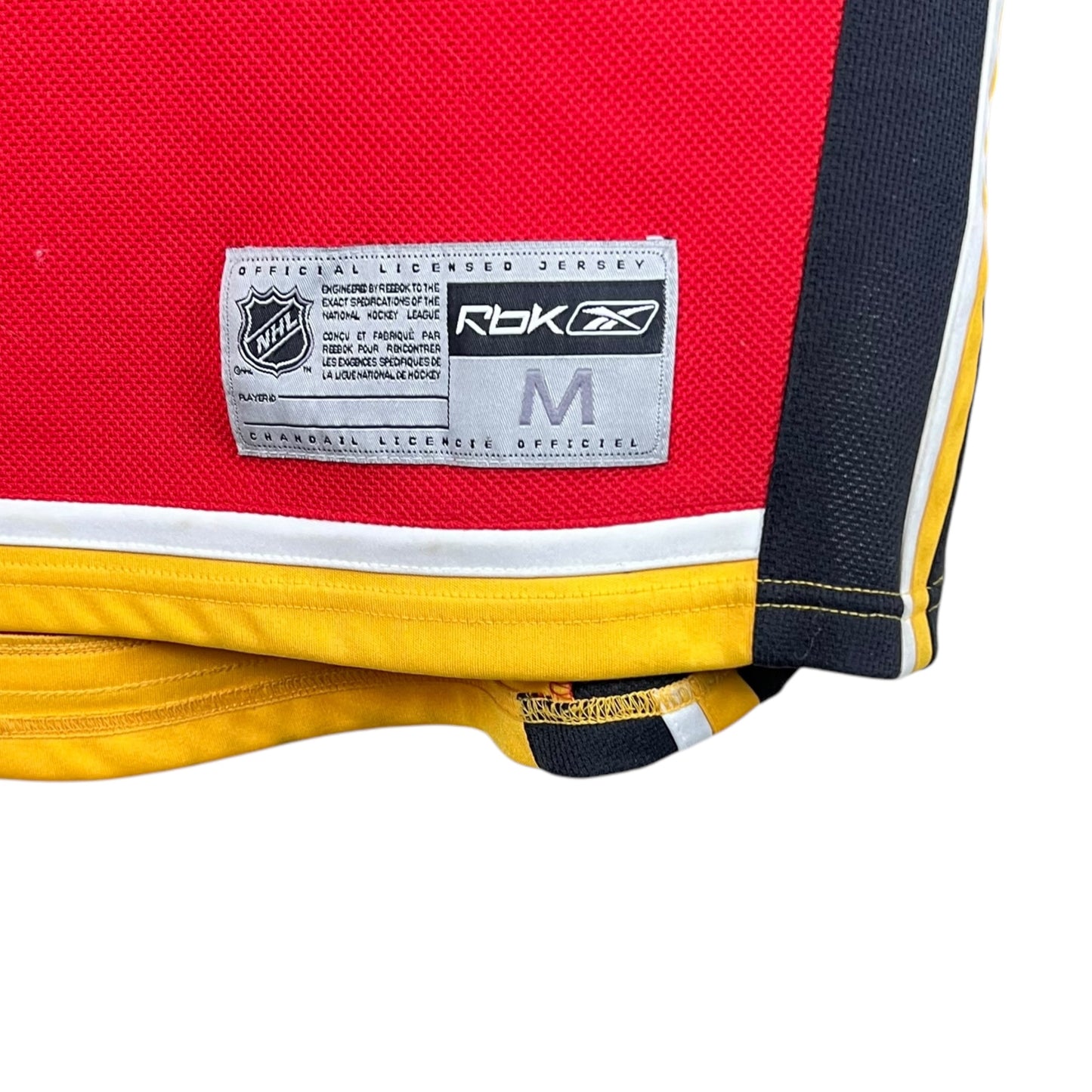 Vintage Reebok Calgary Flames Blank Away Jersey