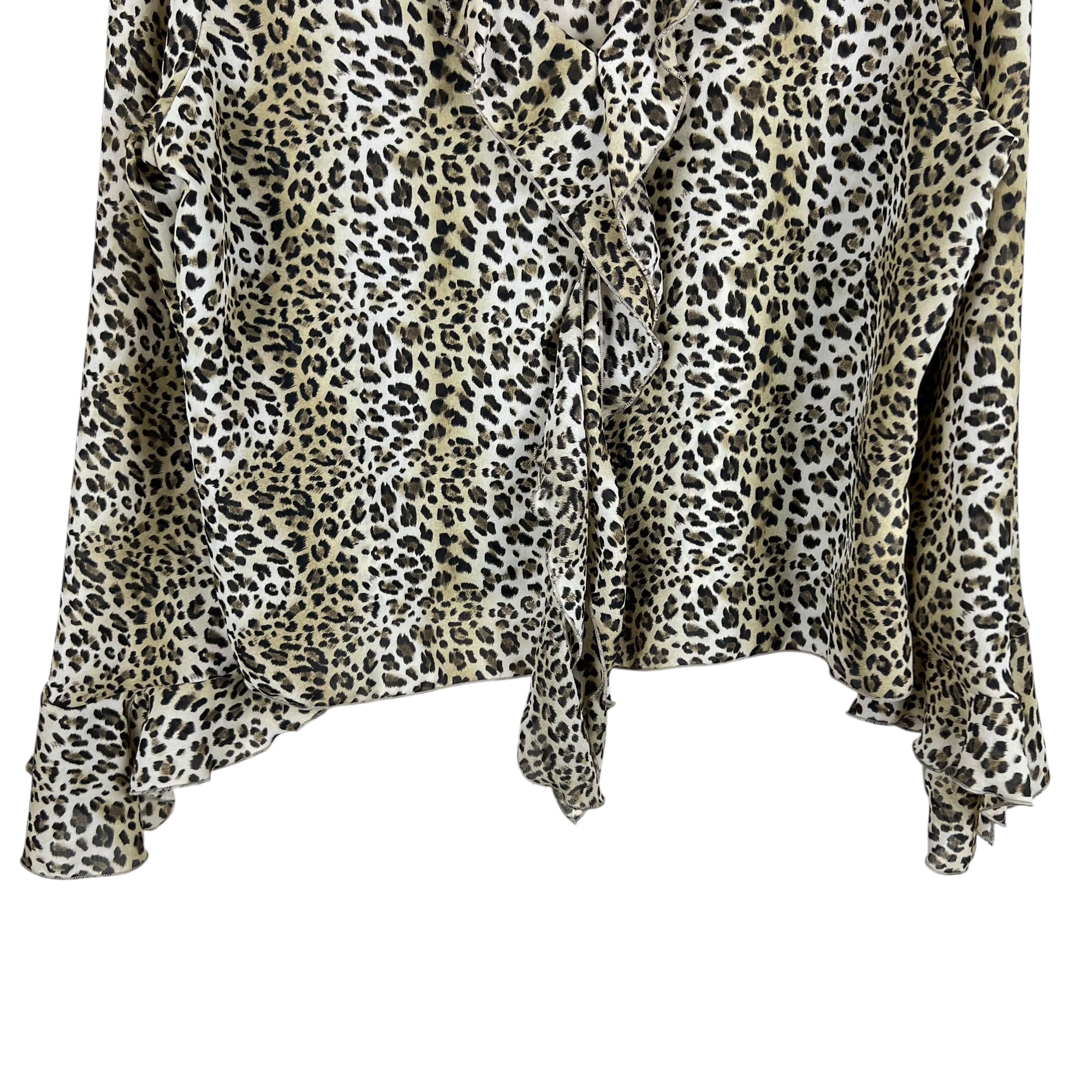 Vintage Sasson Women’s Leopard Print Blouse