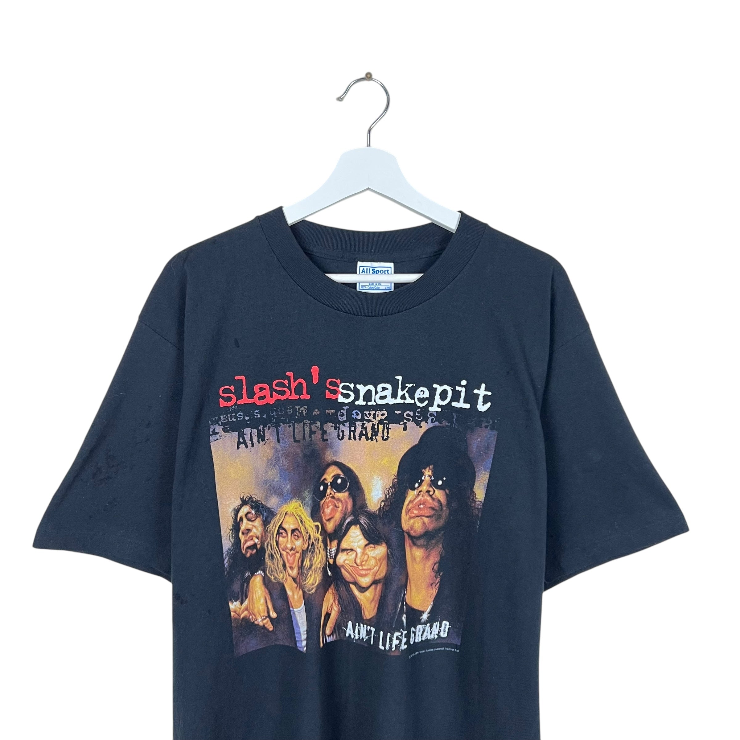 2000 Slash’s Snakepit “Ain’t Life Grand” Tour Tee Black