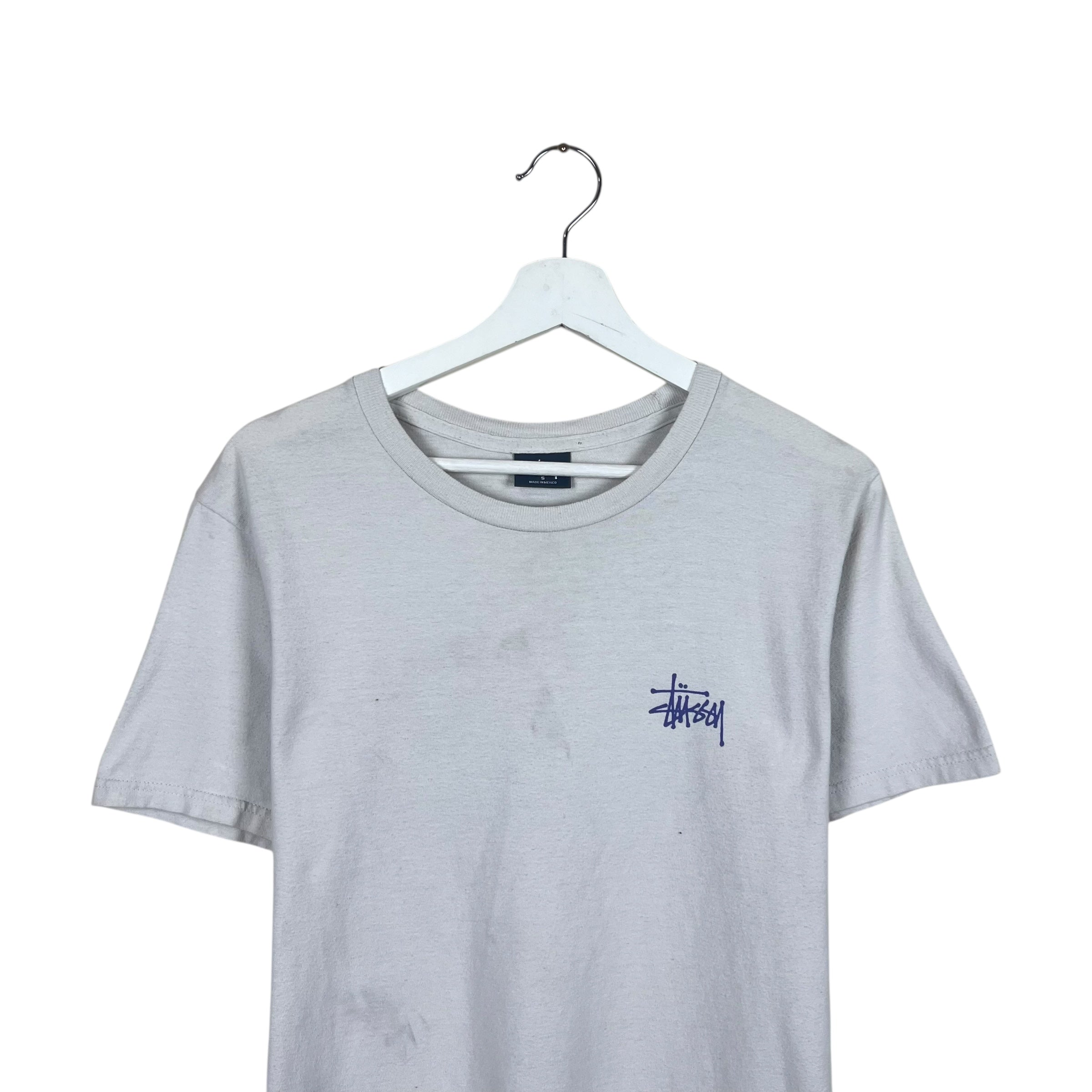 Stussy Basic Tee Lilac/White