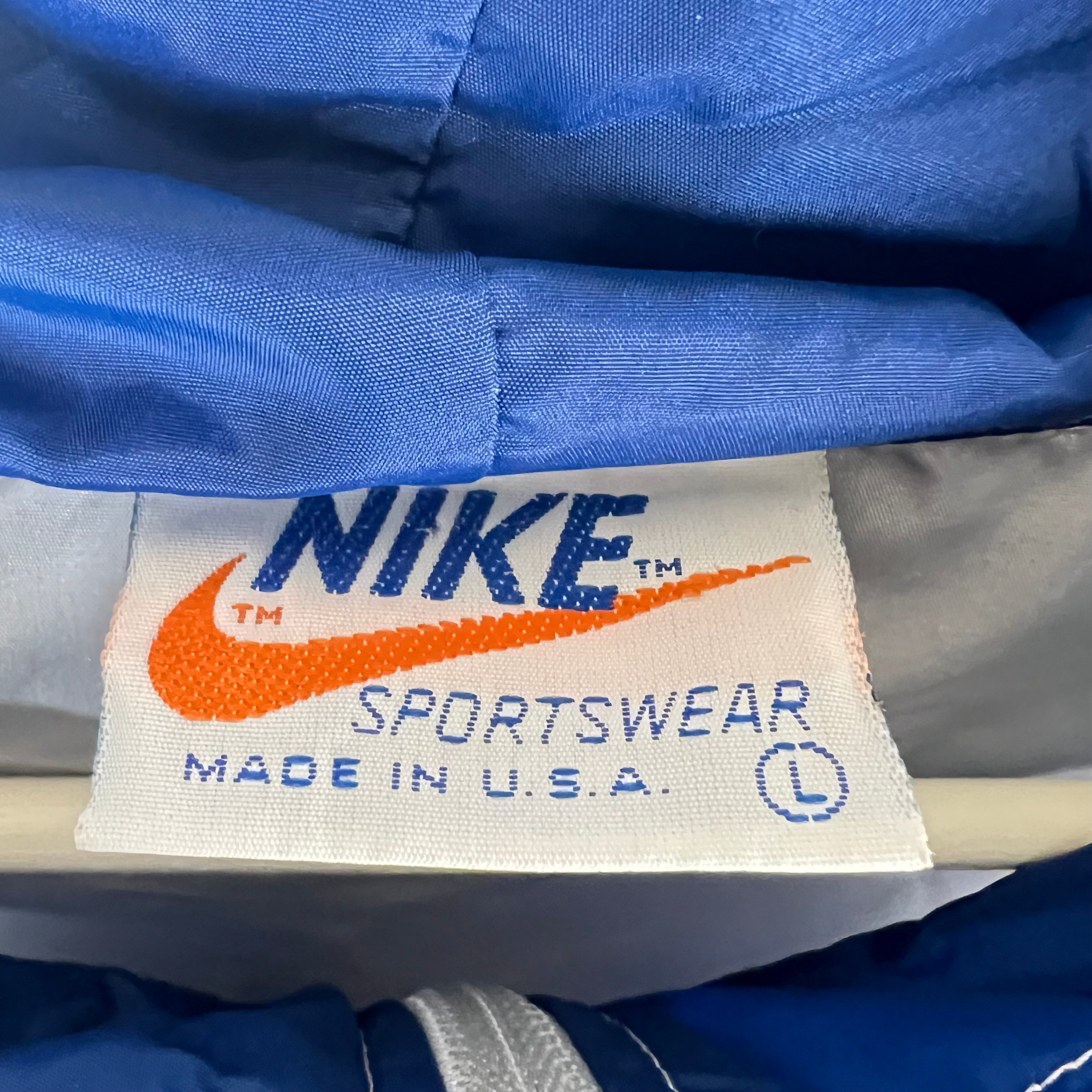 Vintage 70’s Nike Full Zip Winbreaker Blue/Grey
