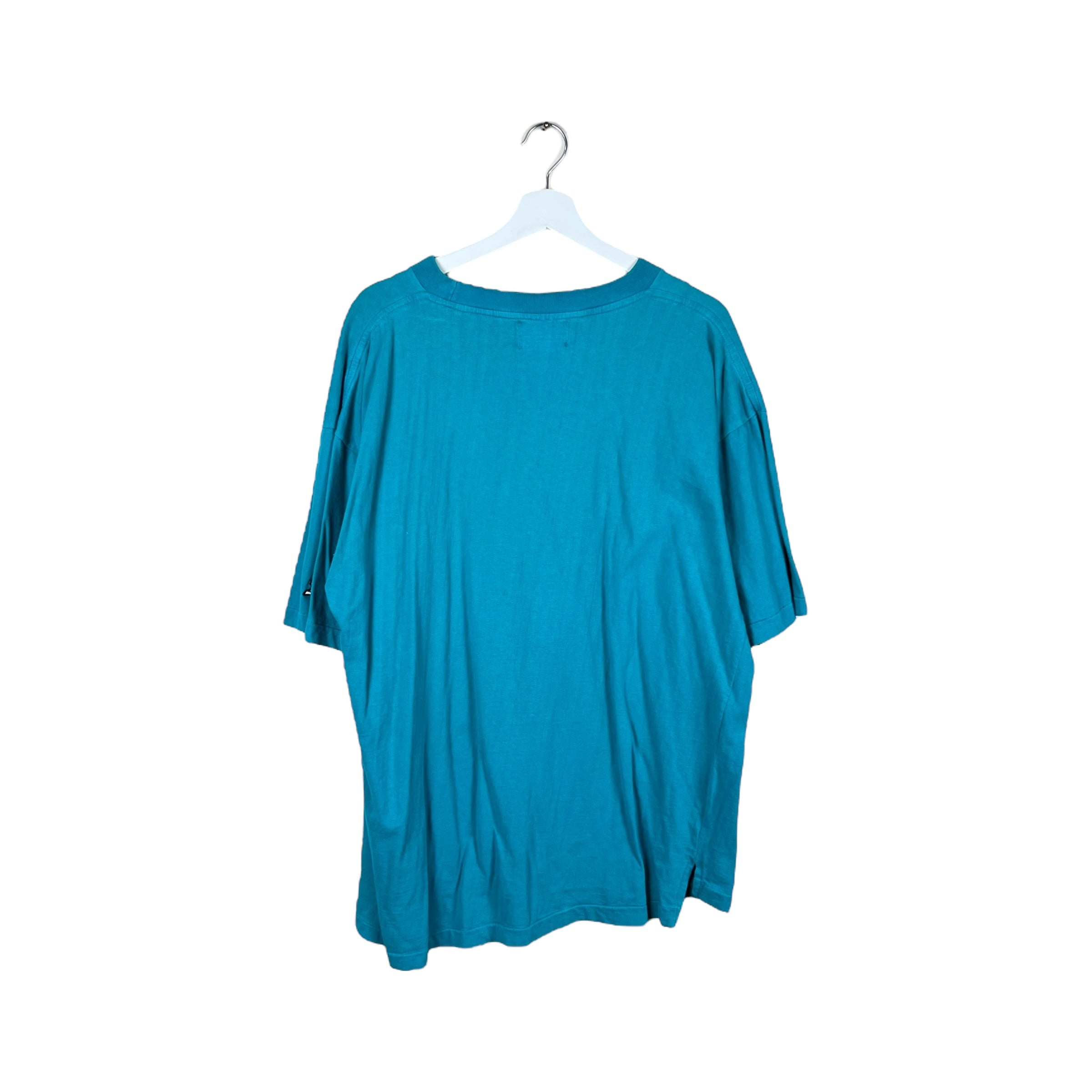 1991 Athletics Software NHL San Jose Sharks Big Logo Tee Teal